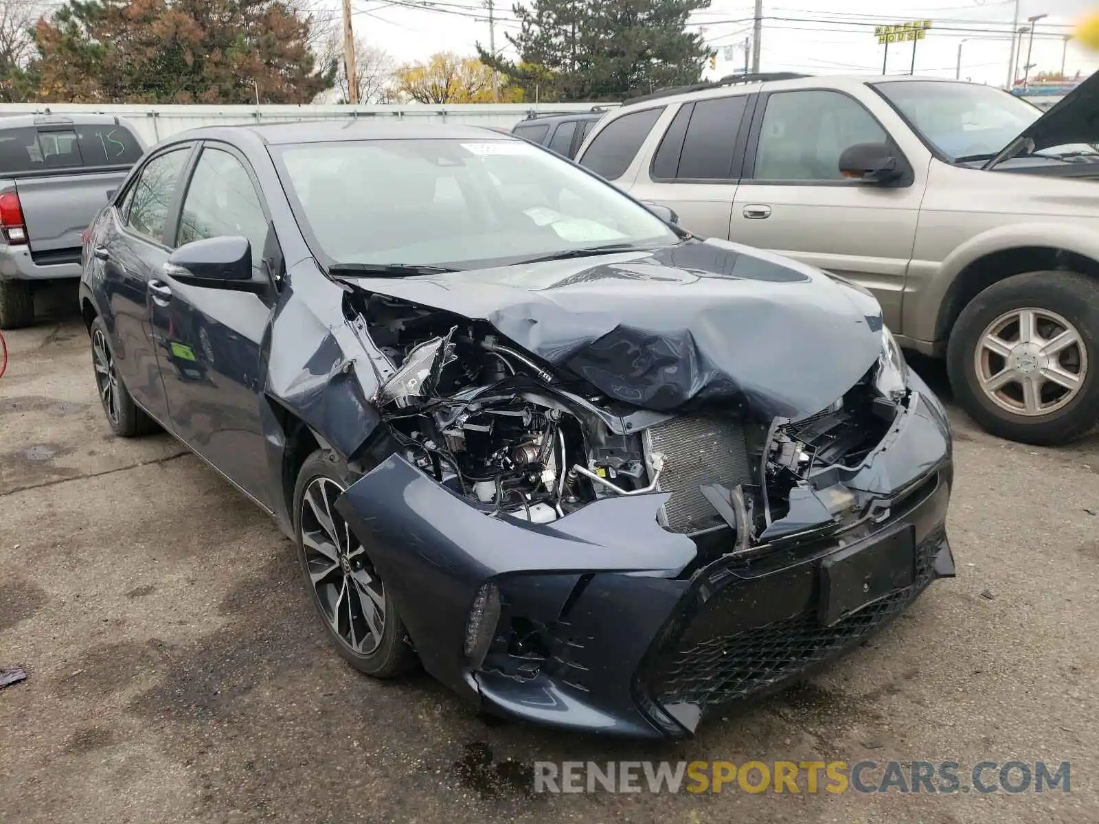 1 Photograph of a damaged car 2T1BURHE8KC187871 TOYOTA COROLLA 2019