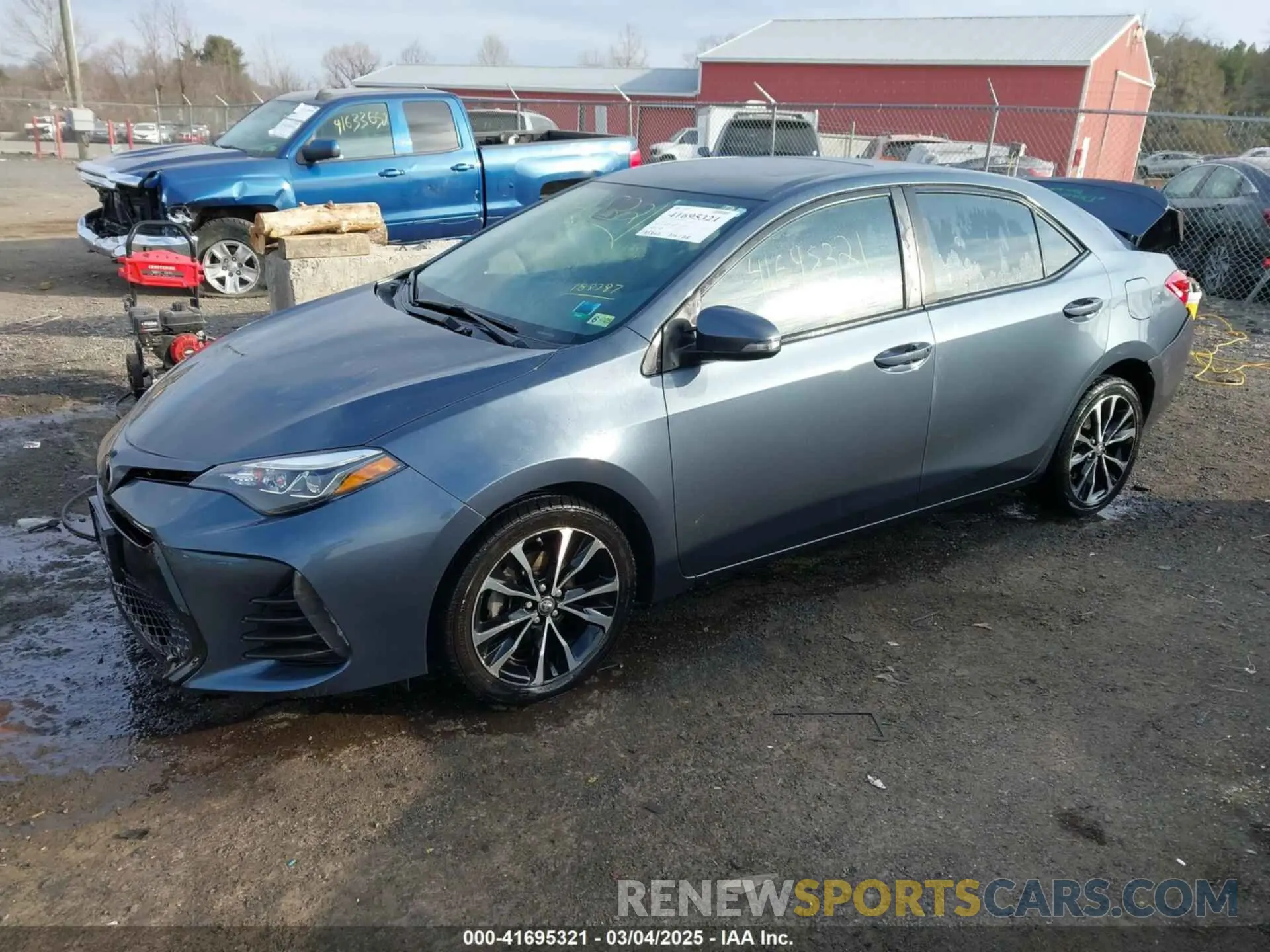 2 Photograph of a damaged car 2T1BURHE8KC188387 TOYOTA COROLLA 2019