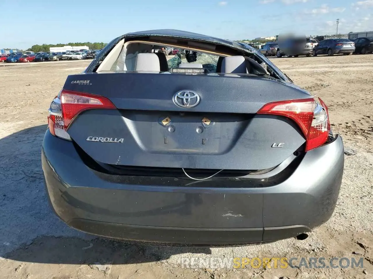 6 Photograph of a damaged car 2T1BURHE8KC188809 TOYOTA COROLLA 2019