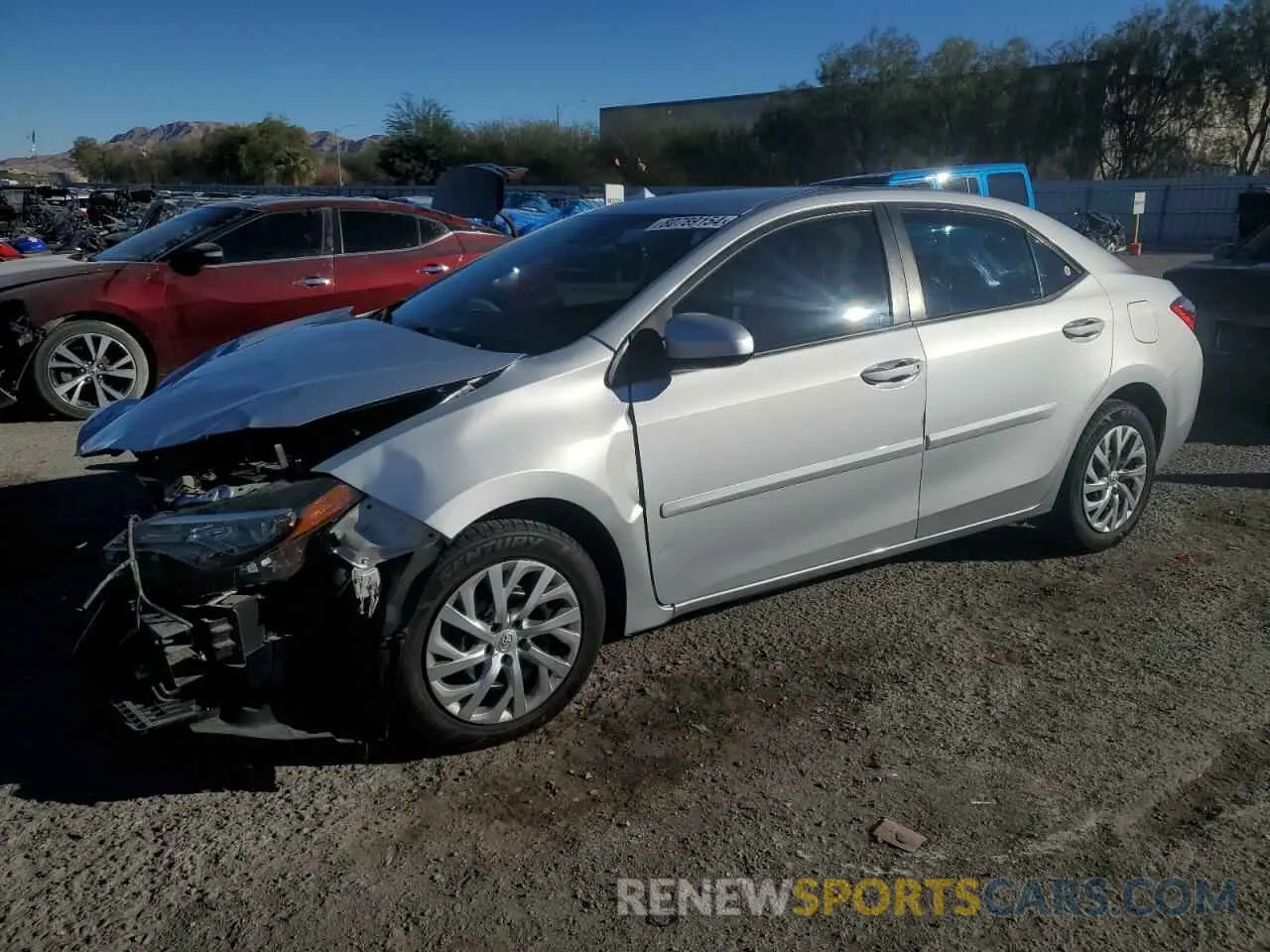 1 Photograph of a damaged car 2T1BURHE8KC189099 TOYOTA COROLLA 2019