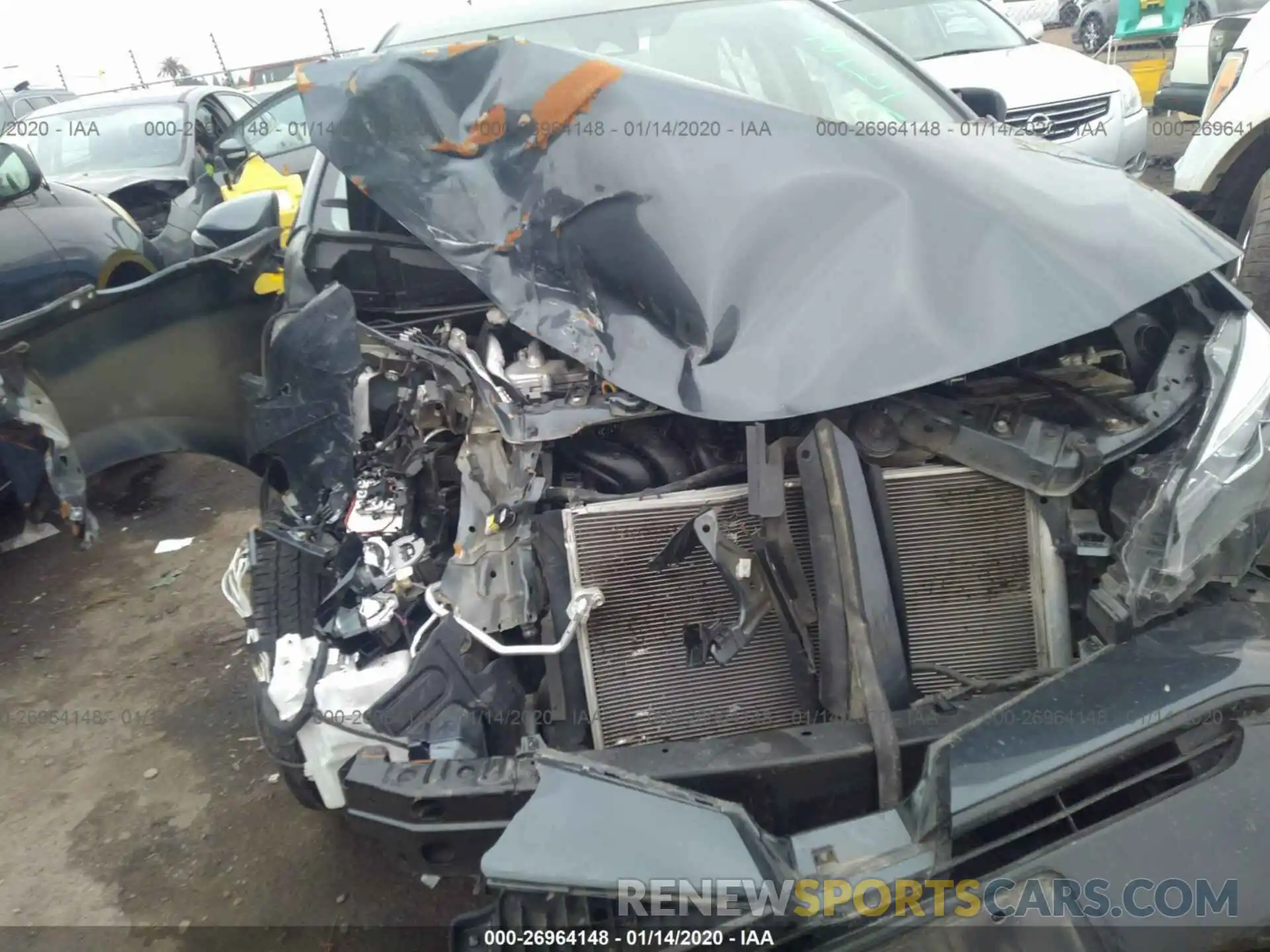 6 Photograph of a damaged car 2T1BURHE8KC201140 TOYOTA COROLLA 2019