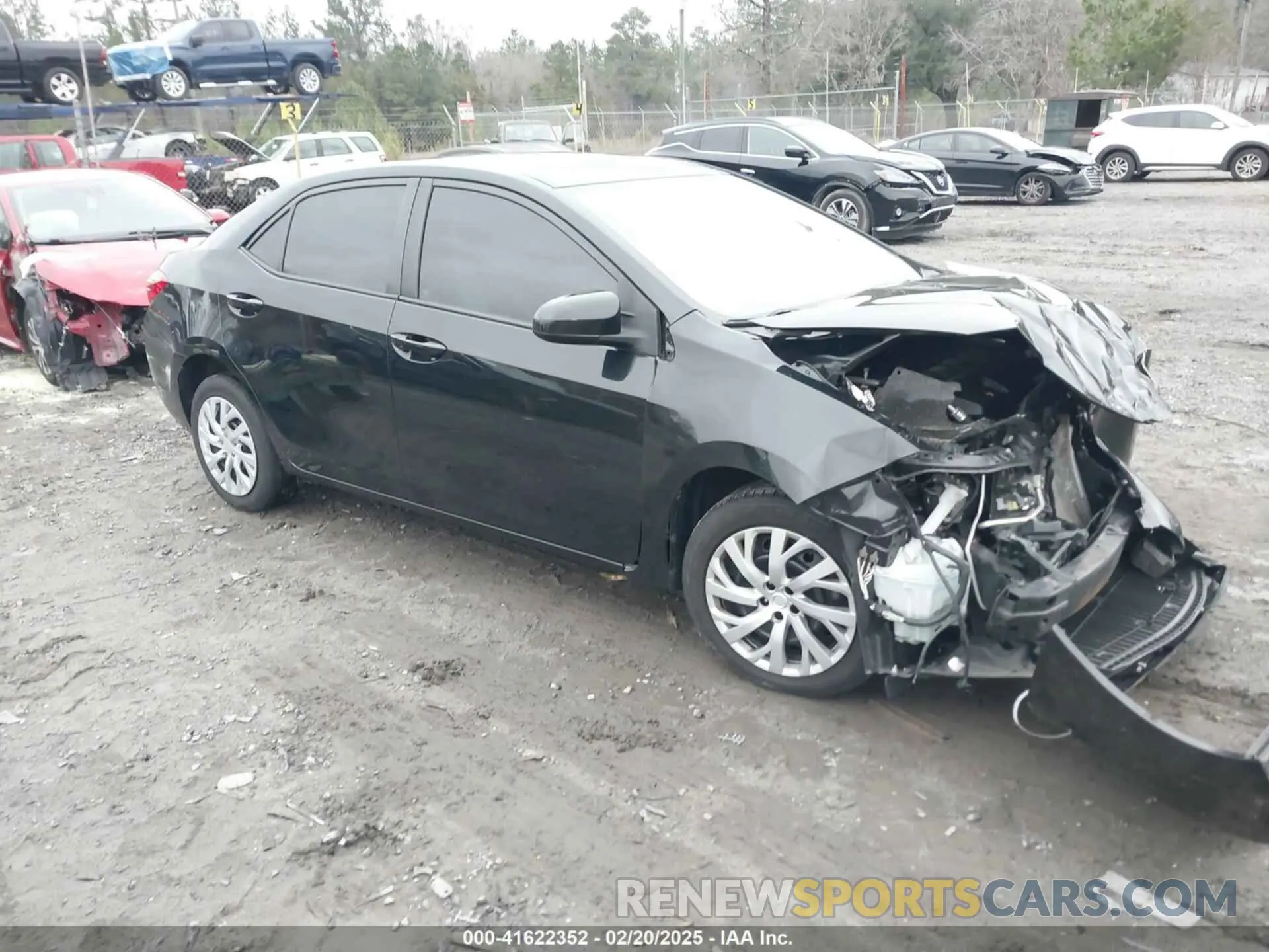 1 Photograph of a damaged car 2T1BURHE8KC204734 TOYOTA COROLLA 2019