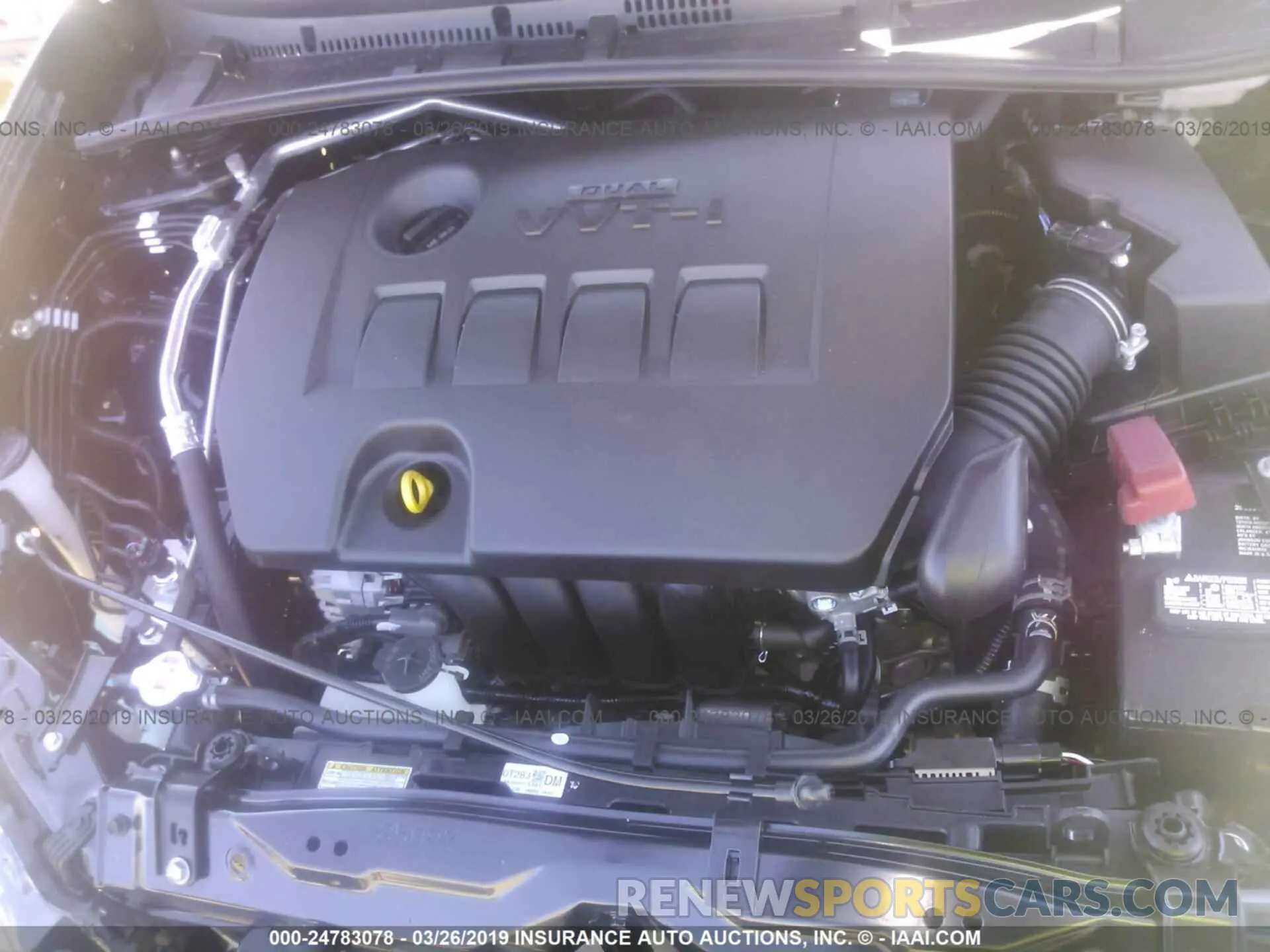 10 Photograph of a damaged car 2T1BURHE8KC206905 TOYOTA COROLLA 2019