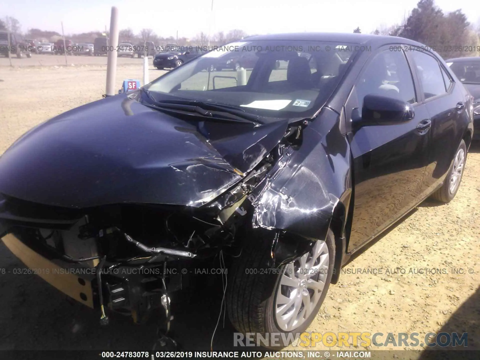 2 Photograph of a damaged car 2T1BURHE8KC206905 TOYOTA COROLLA 2019
