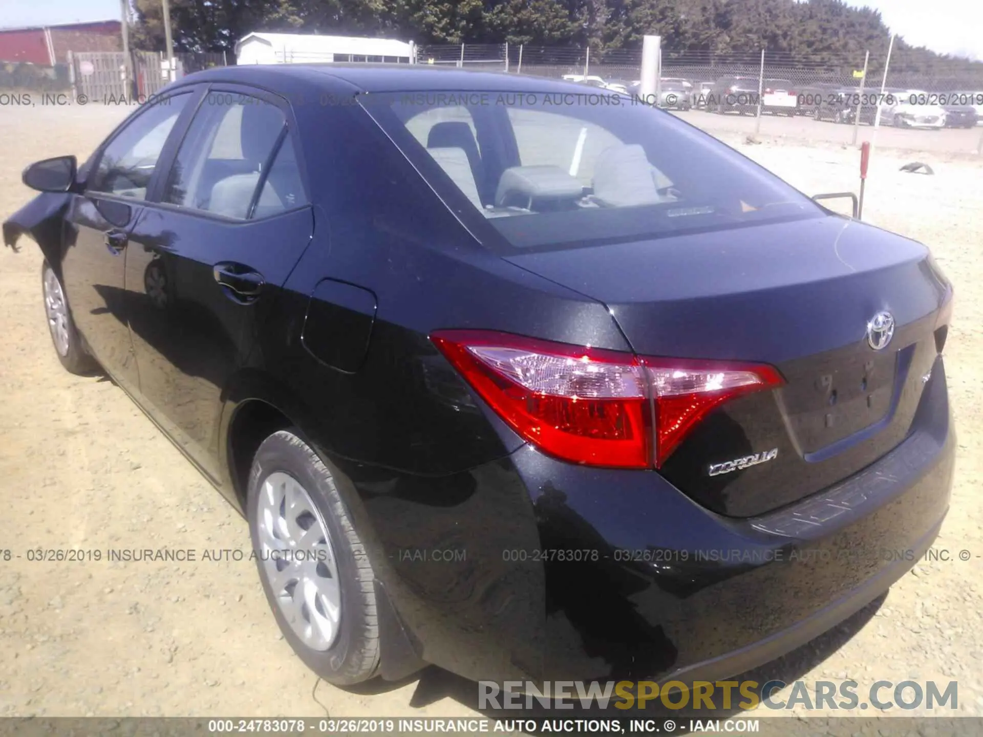3 Photograph of a damaged car 2T1BURHE8KC206905 TOYOTA COROLLA 2019