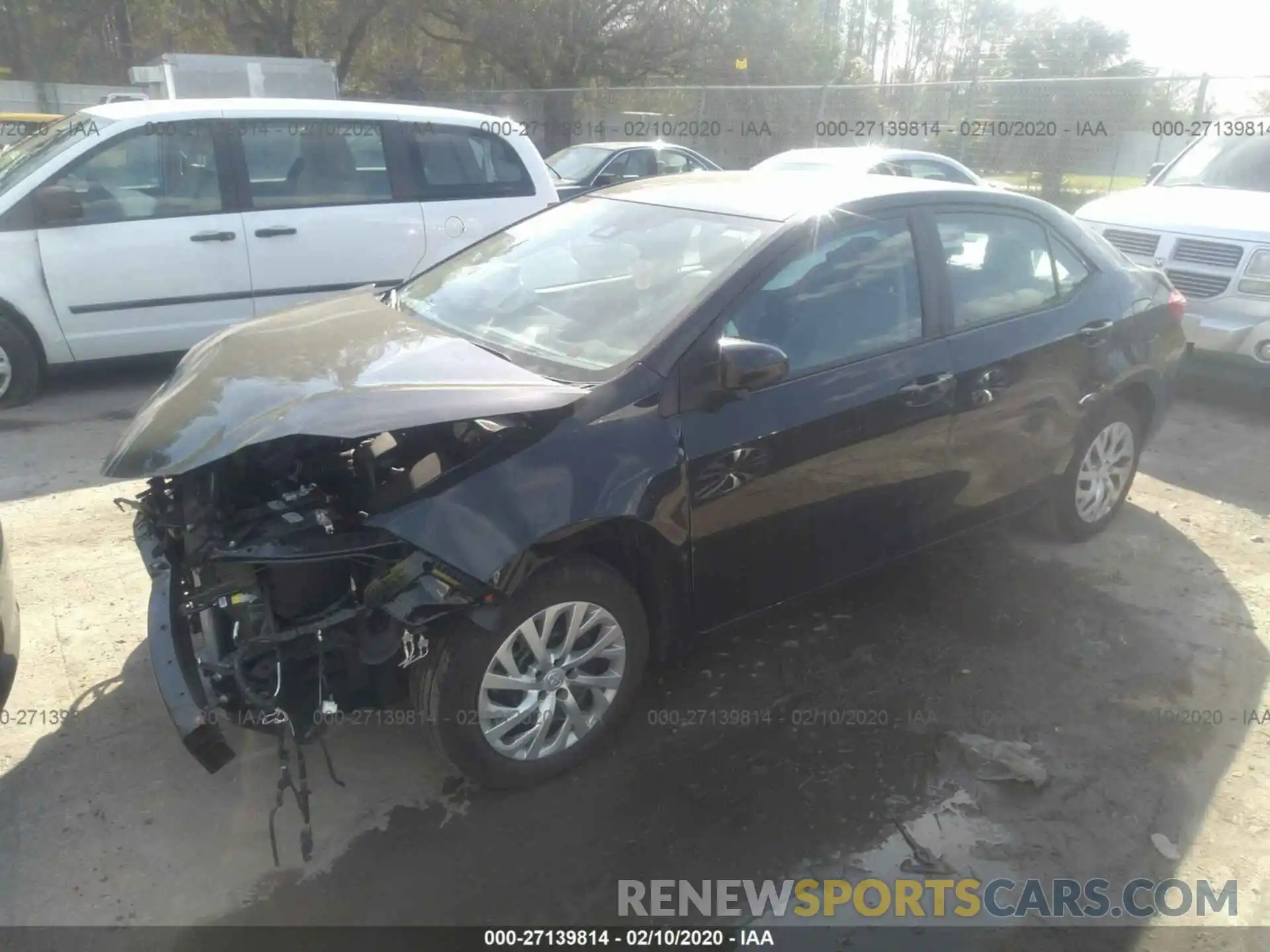 2 Photograph of a damaged car 2T1BURHE8KC207195 TOYOTA COROLLA 2019