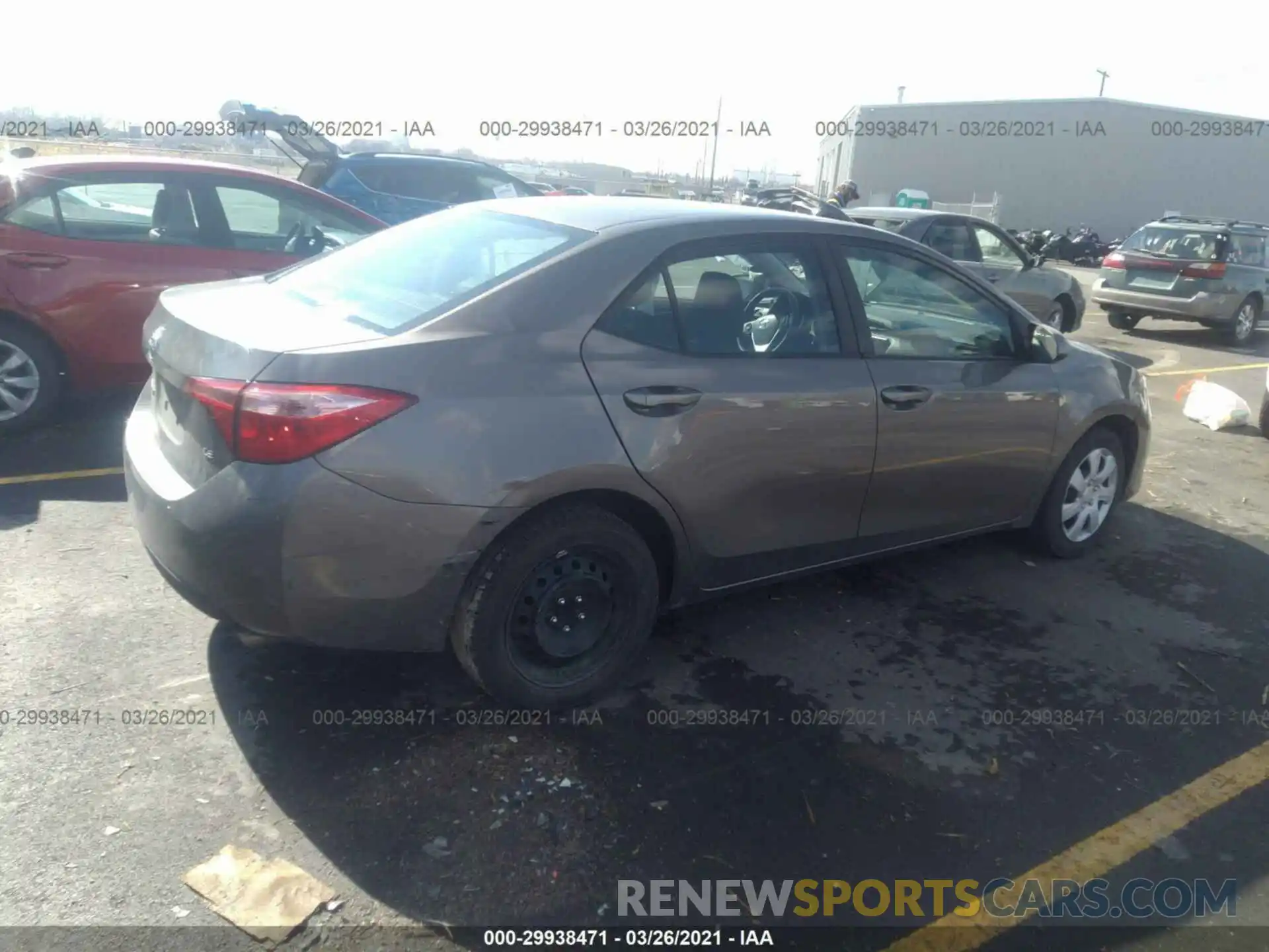 4 Photograph of a damaged car 2T1BURHE8KC211635 TOYOTA COROLLA 2019