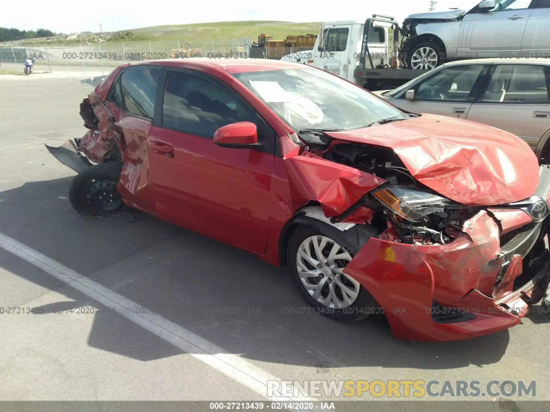 6 Photograph of a damaged car 2T1BURHE8KC215748 TOYOTA COROLLA 2019