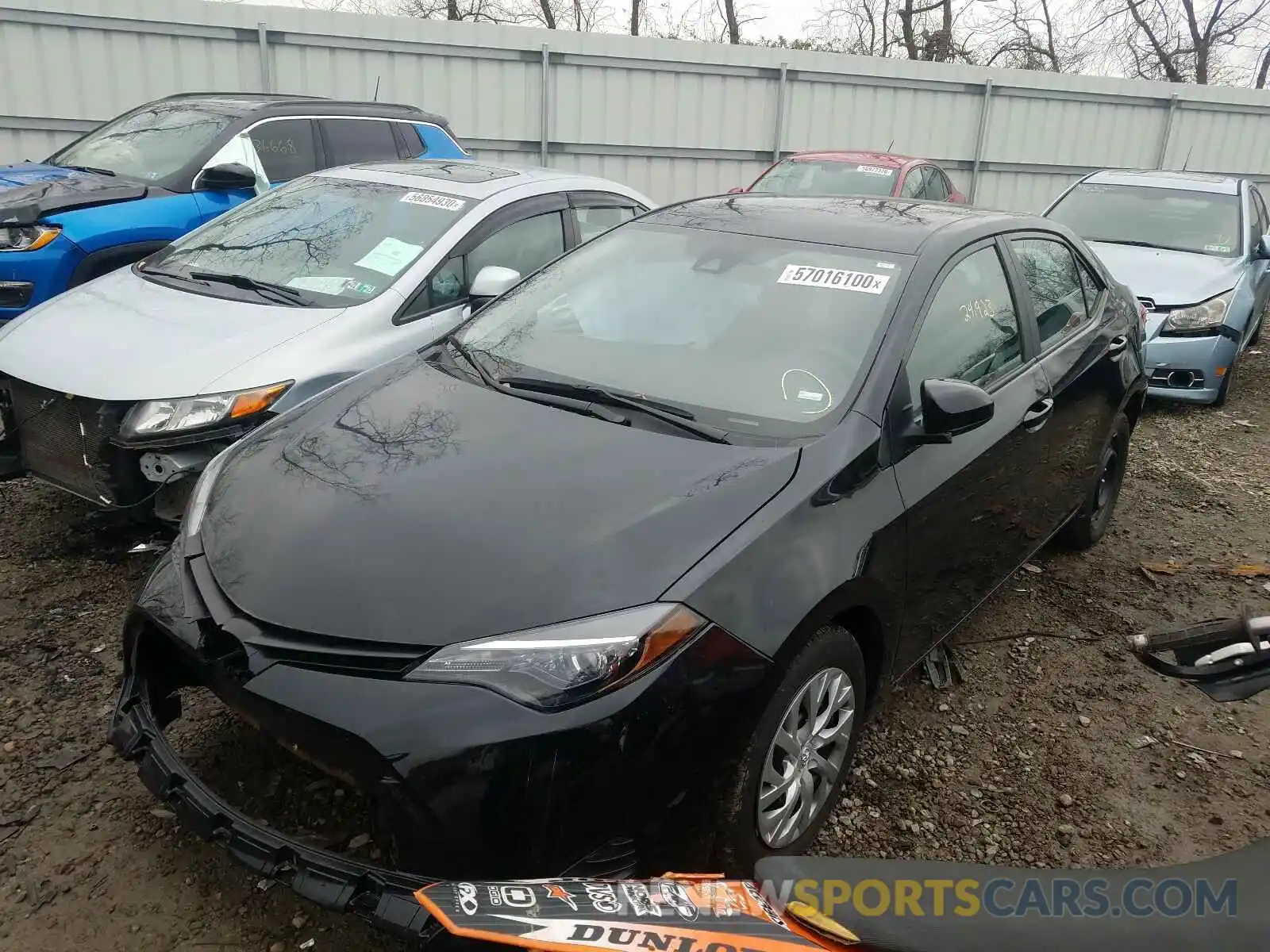 2 Photograph of a damaged car 2T1BURHE8KC216012 TOYOTA COROLLA 2019