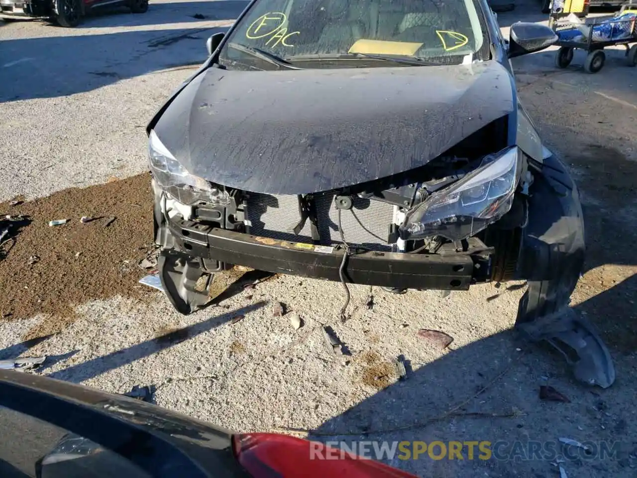 9 Photograph of a damaged car 2T1BURHE8KC216981 TOYOTA COROLLA 2019