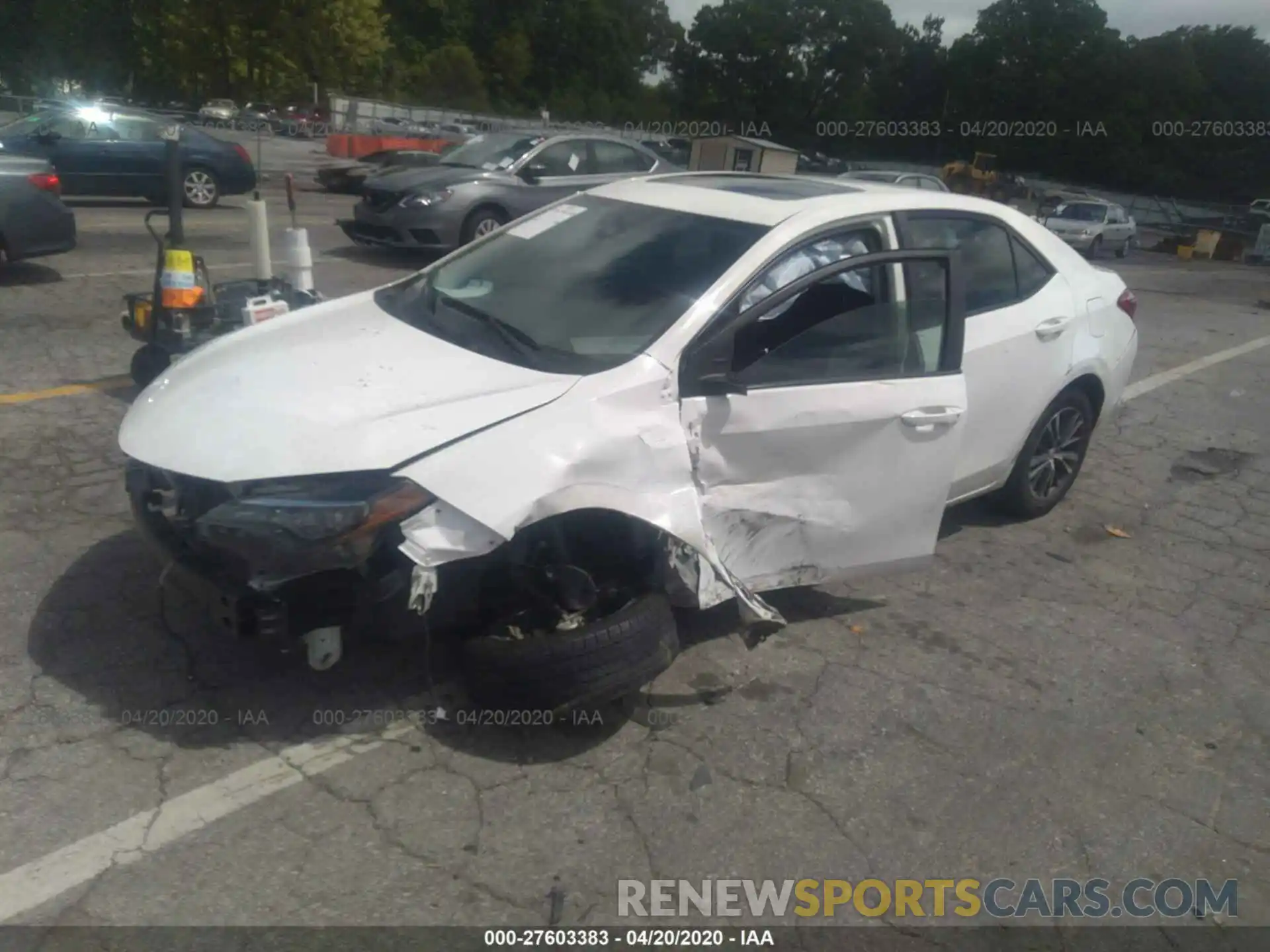 2 Photograph of a damaged car 2T1BURHE8KC219735 TOYOTA COROLLA 2019