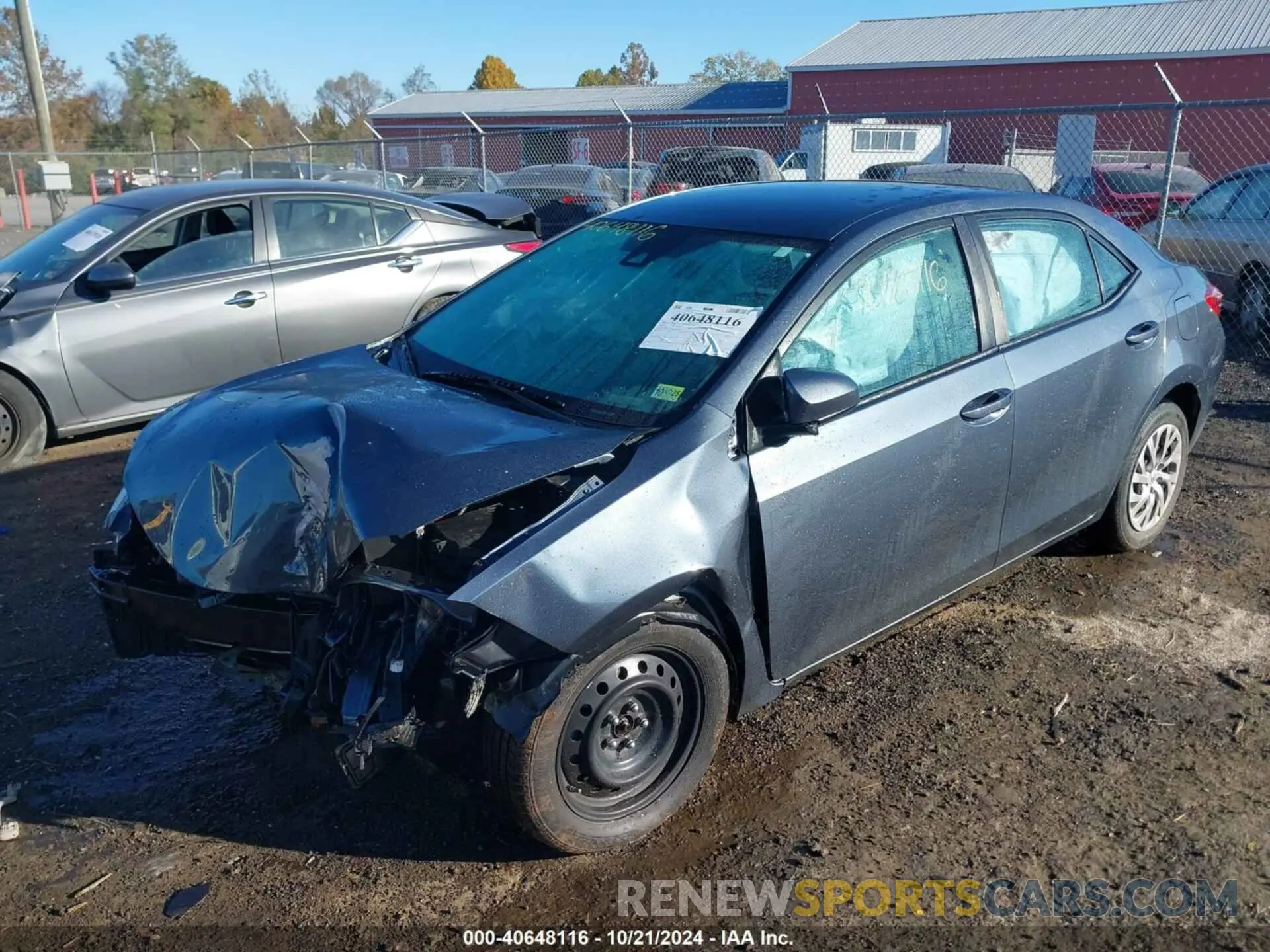 2 Photograph of a damaged car 2T1BURHE8KC220061 TOYOTA COROLLA 2019