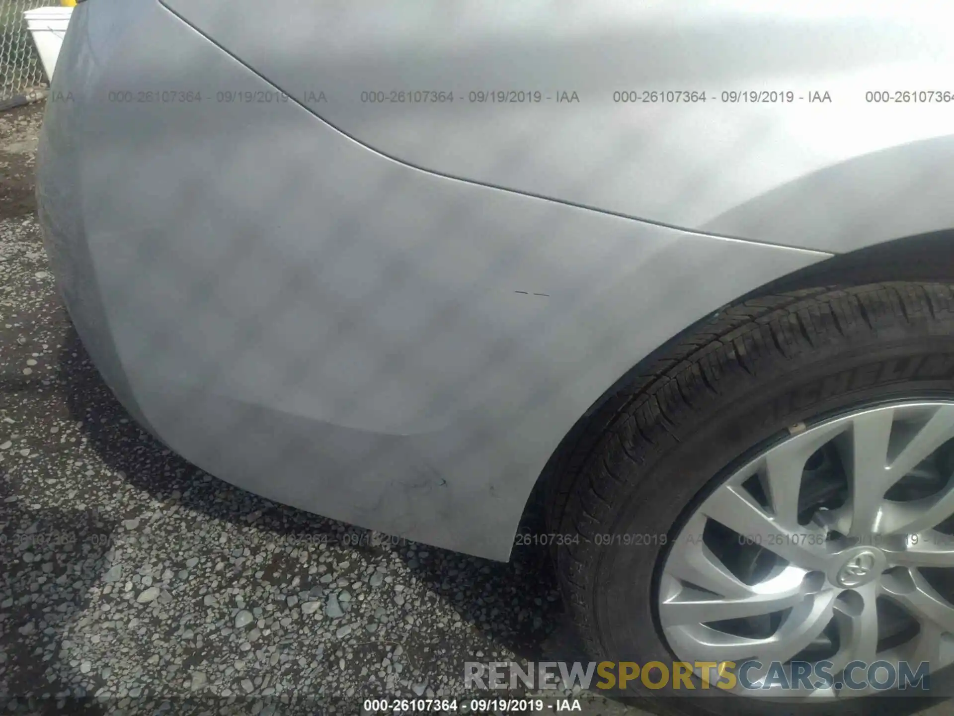 6 Photograph of a damaged car 2T1BURHE8KC231495 TOYOTA COROLLA 2019