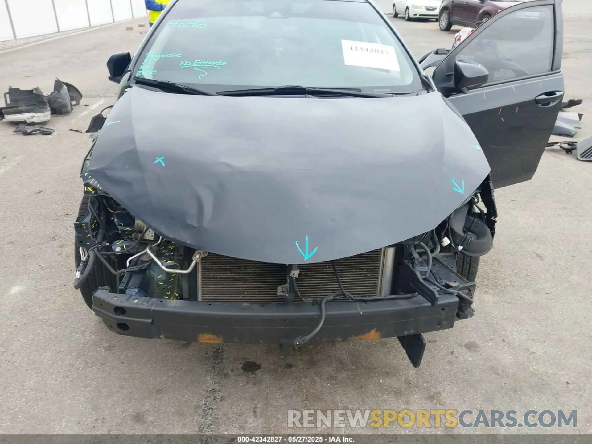 6 Photograph of a damaged car 2T1BURHE8KC232047 TOYOTA COROLLA 2019