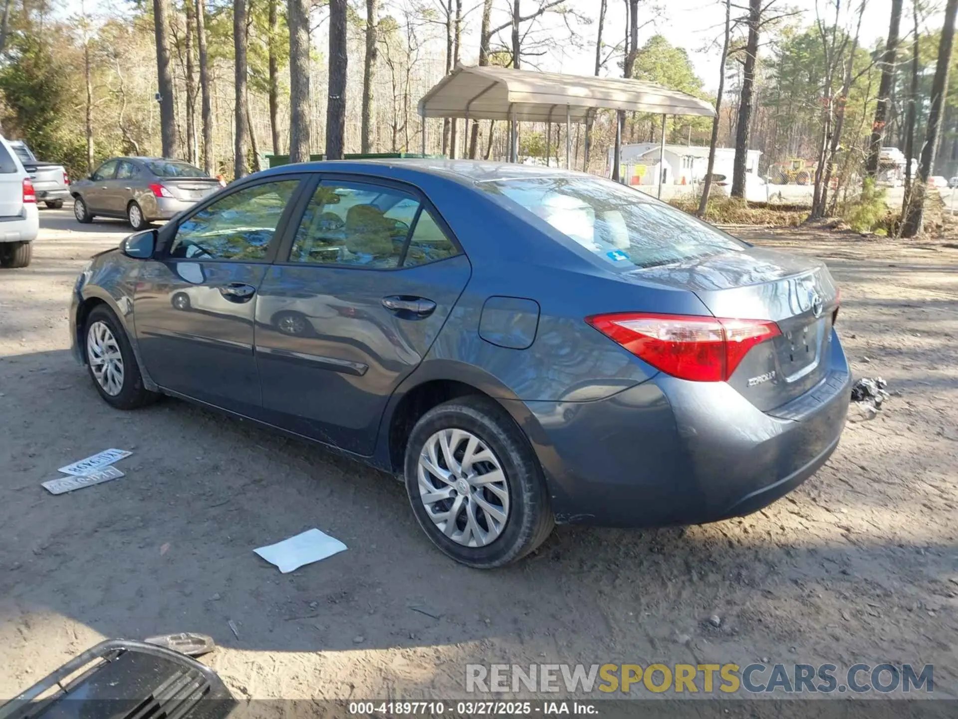 3 Photograph of a damaged car 2T1BURHE8KC234364 TOYOTA COROLLA 2019