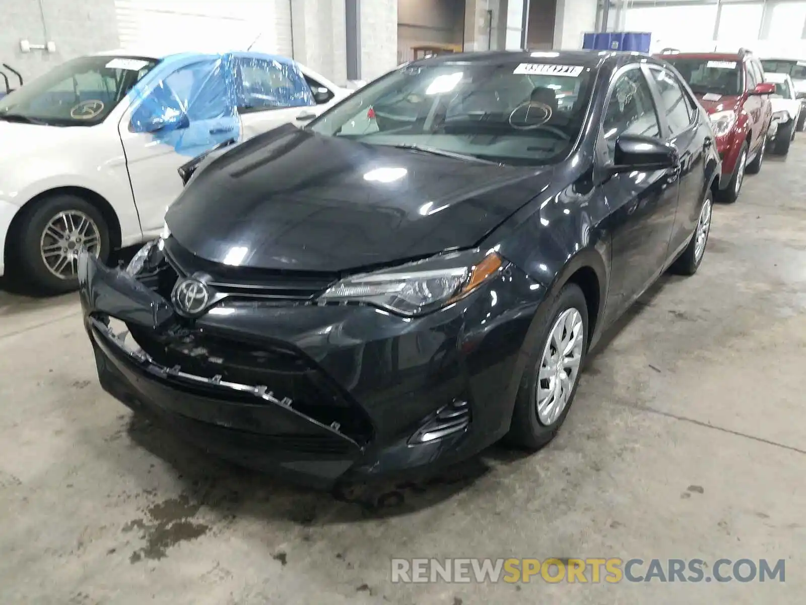 2 Photograph of a damaged car 2T1BURHE8KC234574 TOYOTA COROLLA 2019