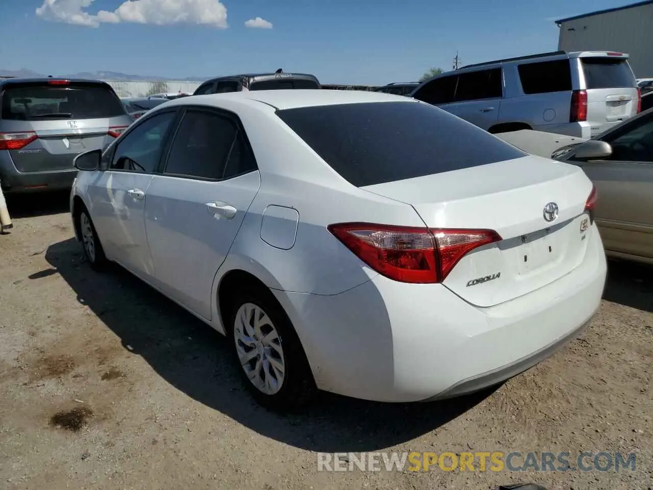 2 Photograph of a damaged car 2T1BURHE8KC236700 TOYOTA COROLLA 2019