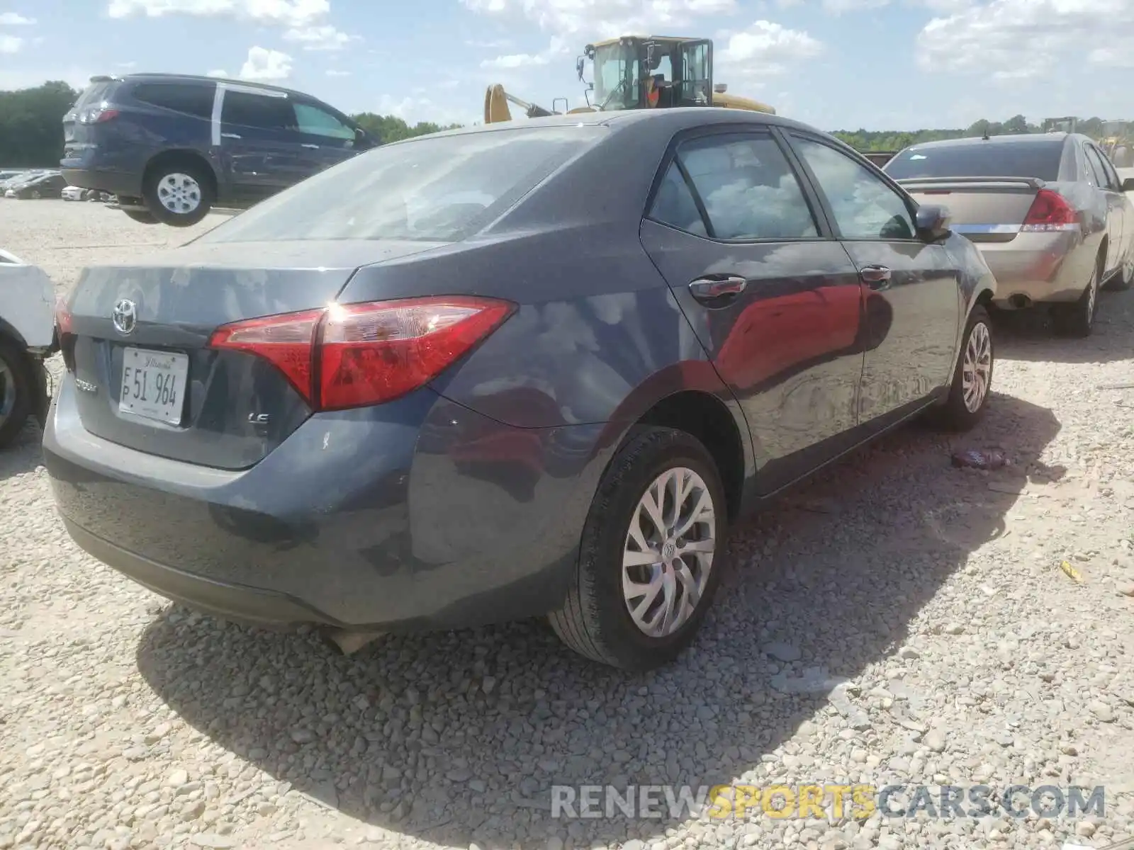 4 Photograph of a damaged car 2T1BURHE8KC236910 TOYOTA COROLLA 2019