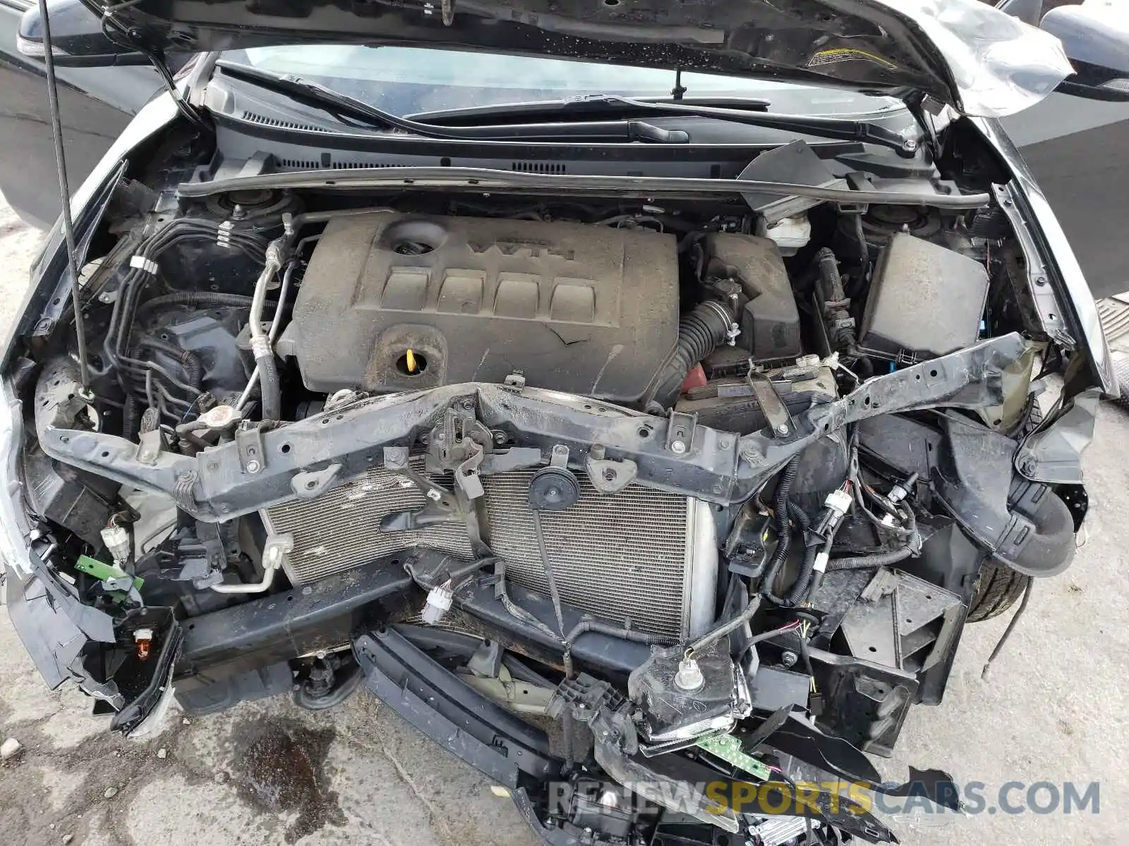 7 Photograph of a damaged car 2T1BURHE8KC242593 TOYOTA COROLLA 2019