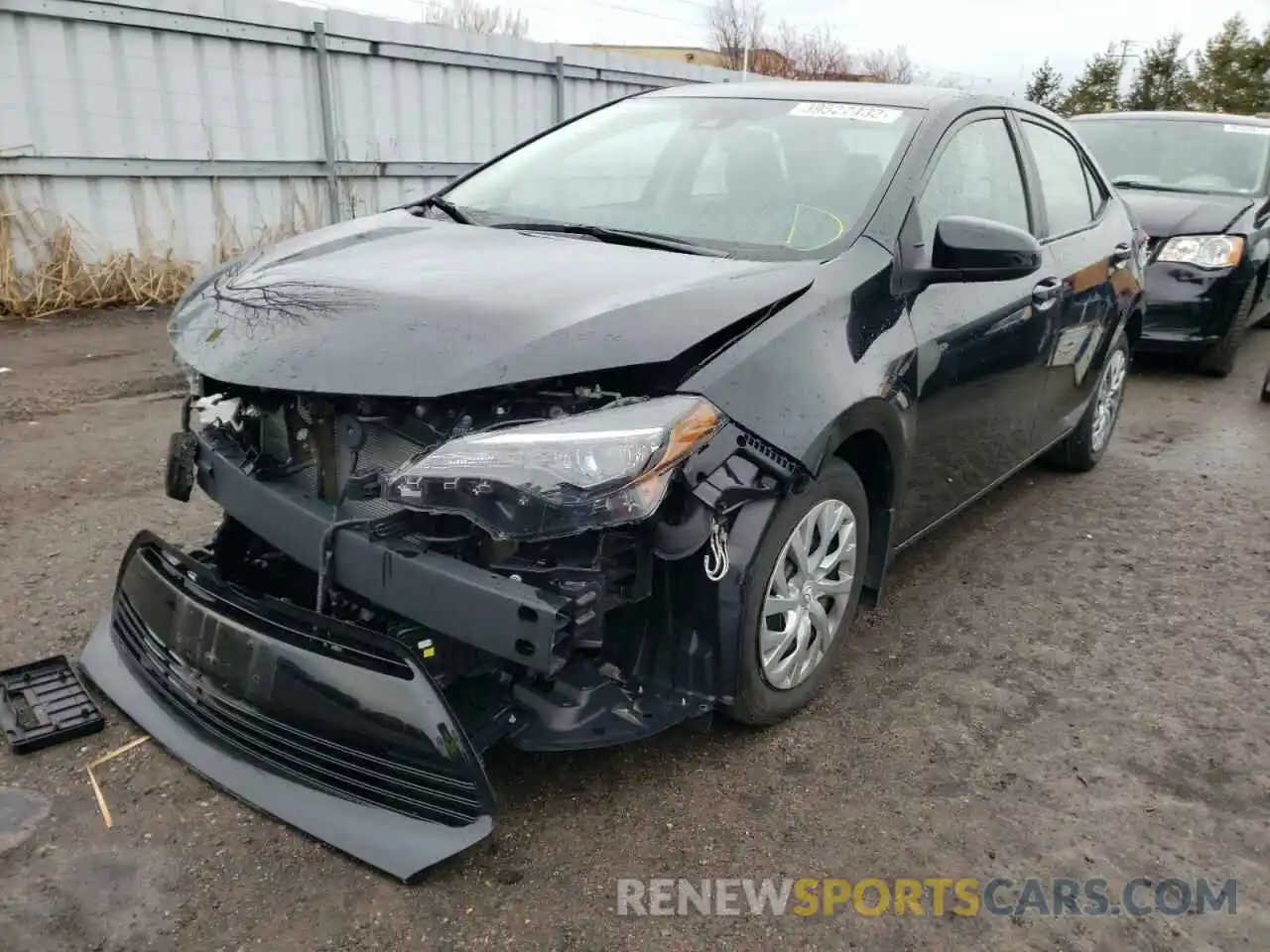 2 Photograph of a damaged car 2T1BURHE8KC242643 TOYOTA COROLLA 2019