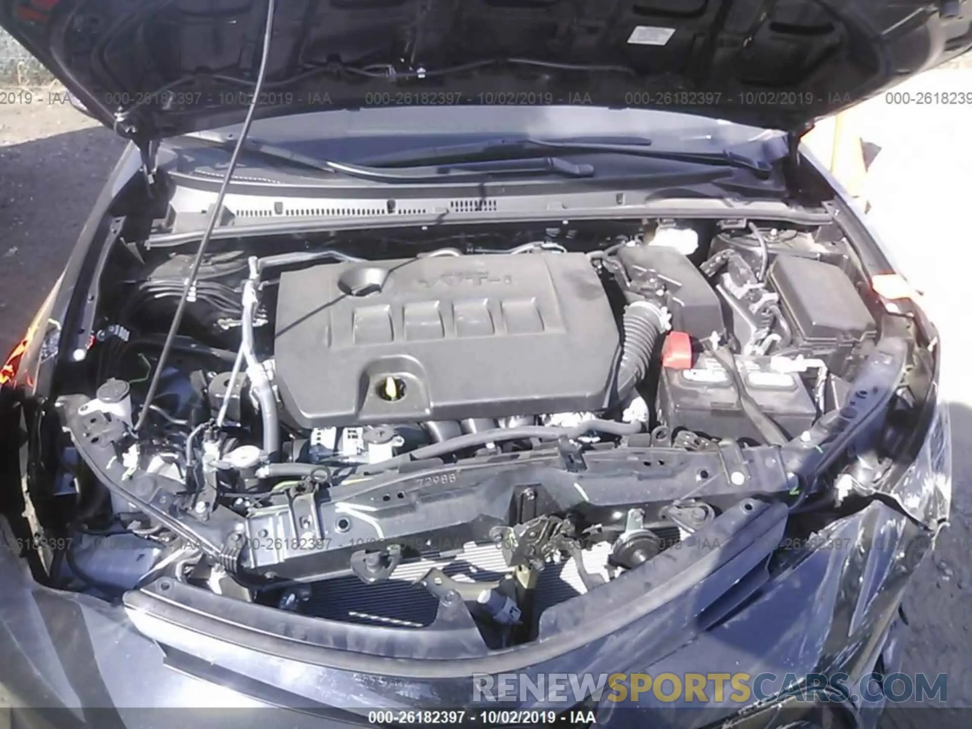 10 Photograph of a damaged car 2T1BURHE8KC244716 TOYOTA COROLLA 2019