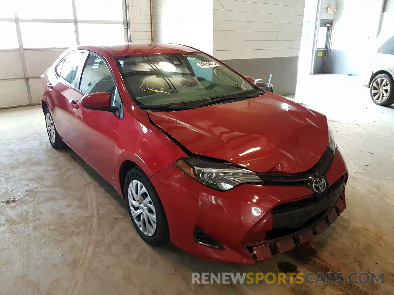 1 Photograph of a damaged car 2T1BURHE8KC246093 TOYOTA COROLLA 2019