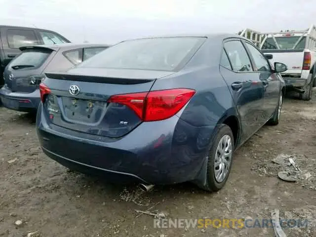 4 Photograph of a damaged car 2T1BURHE9KC125072 TOYOTA COROLLA 2019