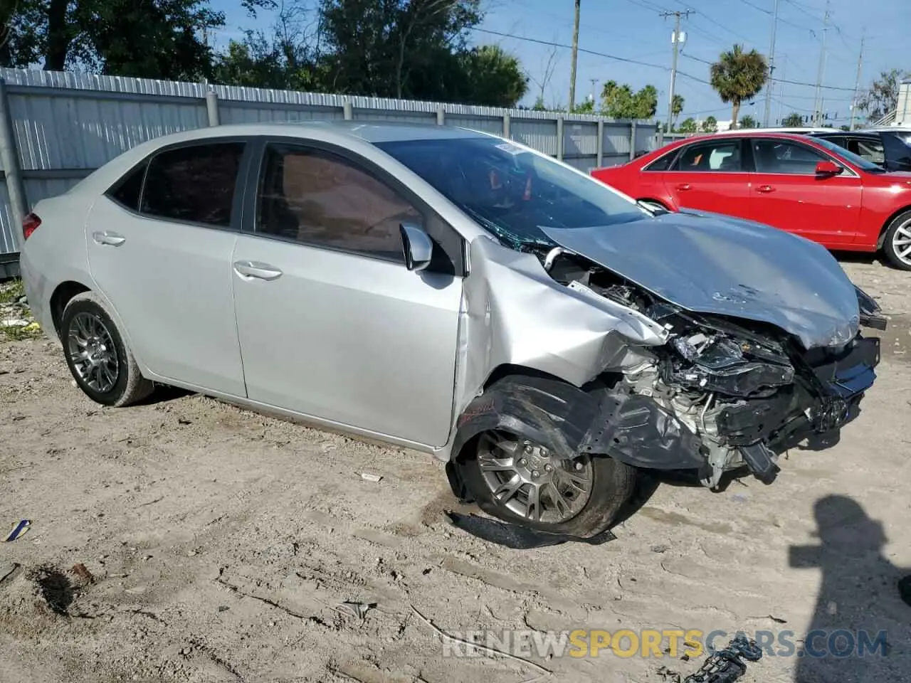 4 Photograph of a damaged car 2T1BURHE9KC130546 TOYOTA COROLLA 2019