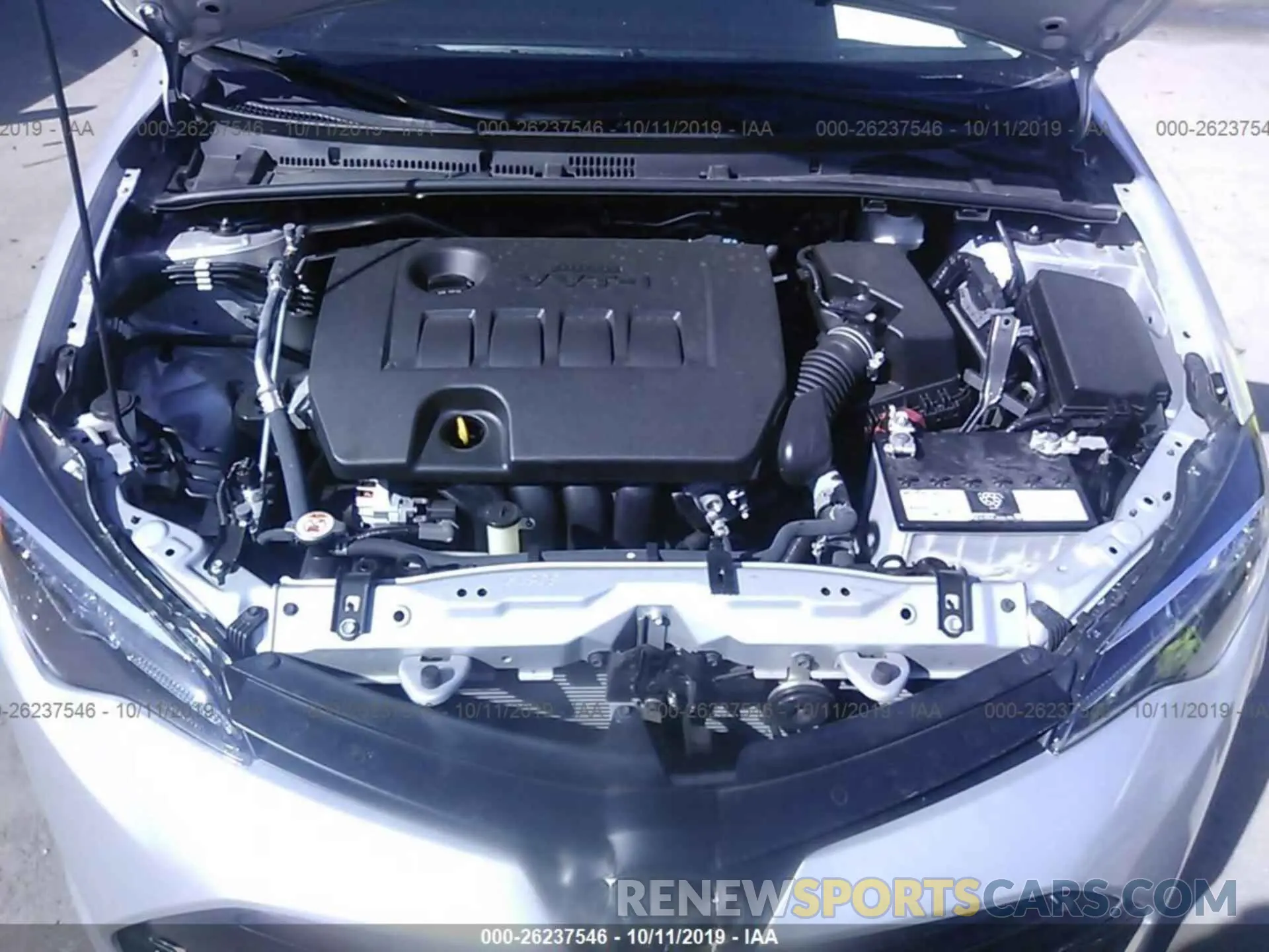 10 Photograph of a damaged car 2T1BURHE9KC133625 TOYOTA COROLLA 2019