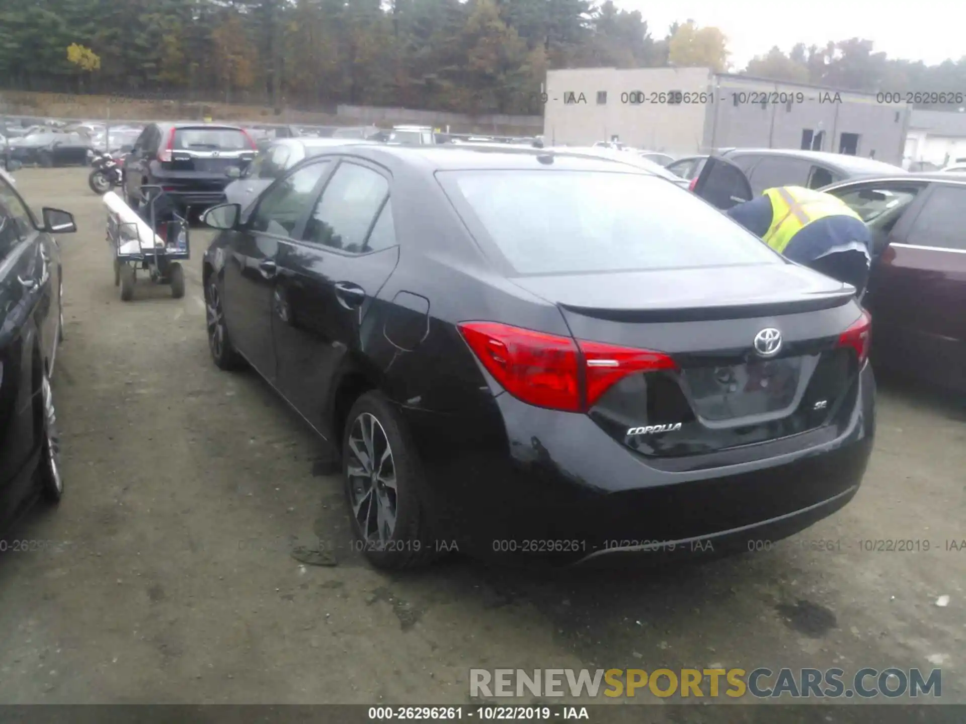 3 Photograph of a damaged car 2T1BURHE9KC134208 TOYOTA COROLLA 2019