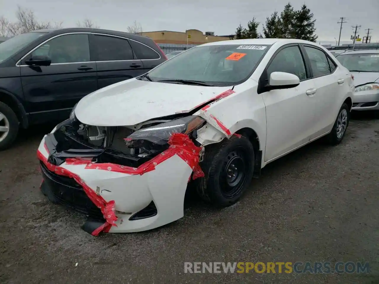 2 Photograph of a damaged car 2T1BURHE9KC135052 TOYOTA COROLLA 2019