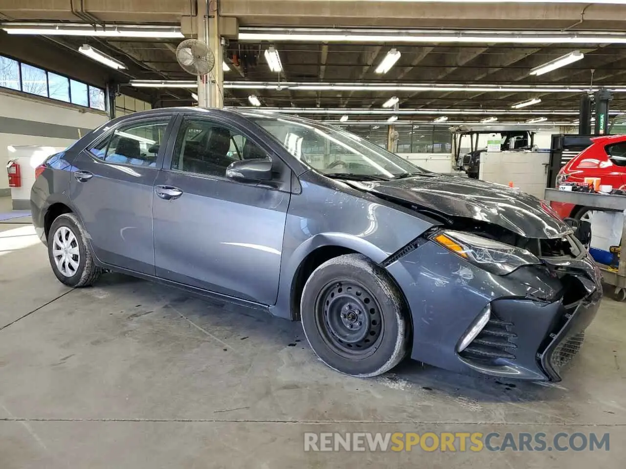 4 Photograph of a damaged car 2T1BURHE9KC136573 TOYOTA COROLLA 2019