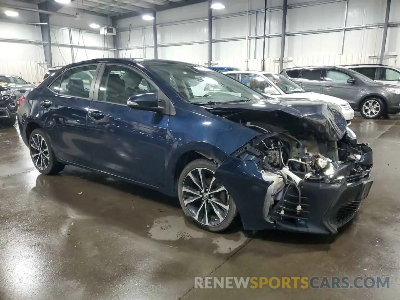 4 Photograph of a damaged car 2T1BURHE9KC137562 TOYOTA COROLLA 2019