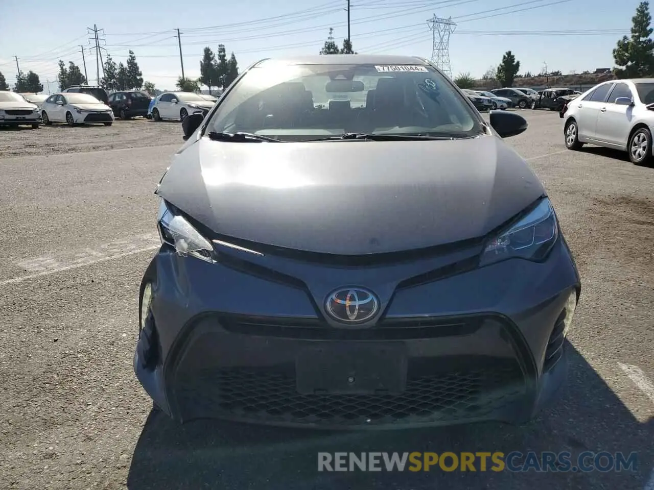 5 Photograph of a damaged car 2T1BURHE9KC140106 TOYOTA COROLLA 2019