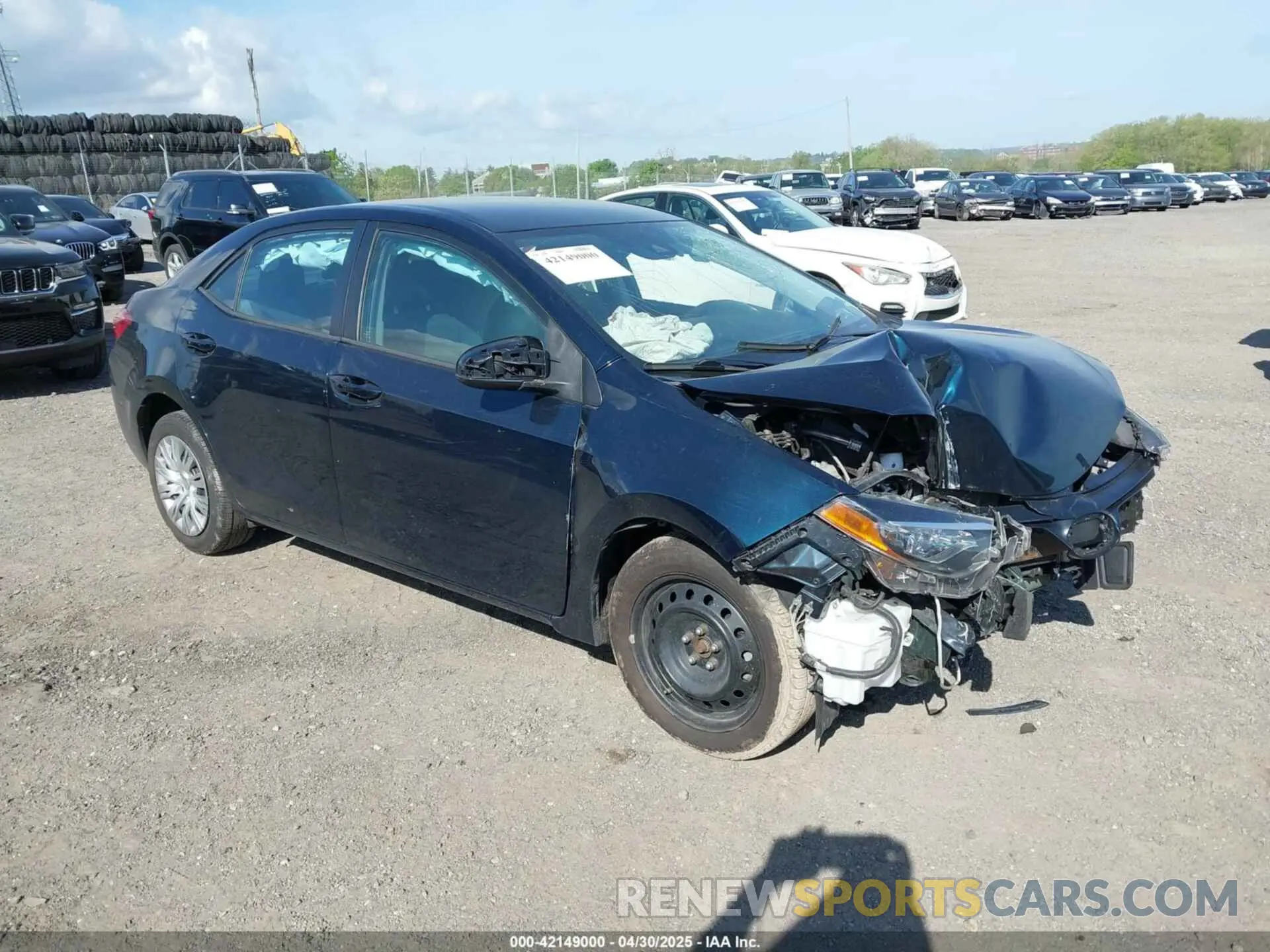 1 Photograph of a damaged car 2T1BURHE9KC140641 TOYOTA COROLLA 2019