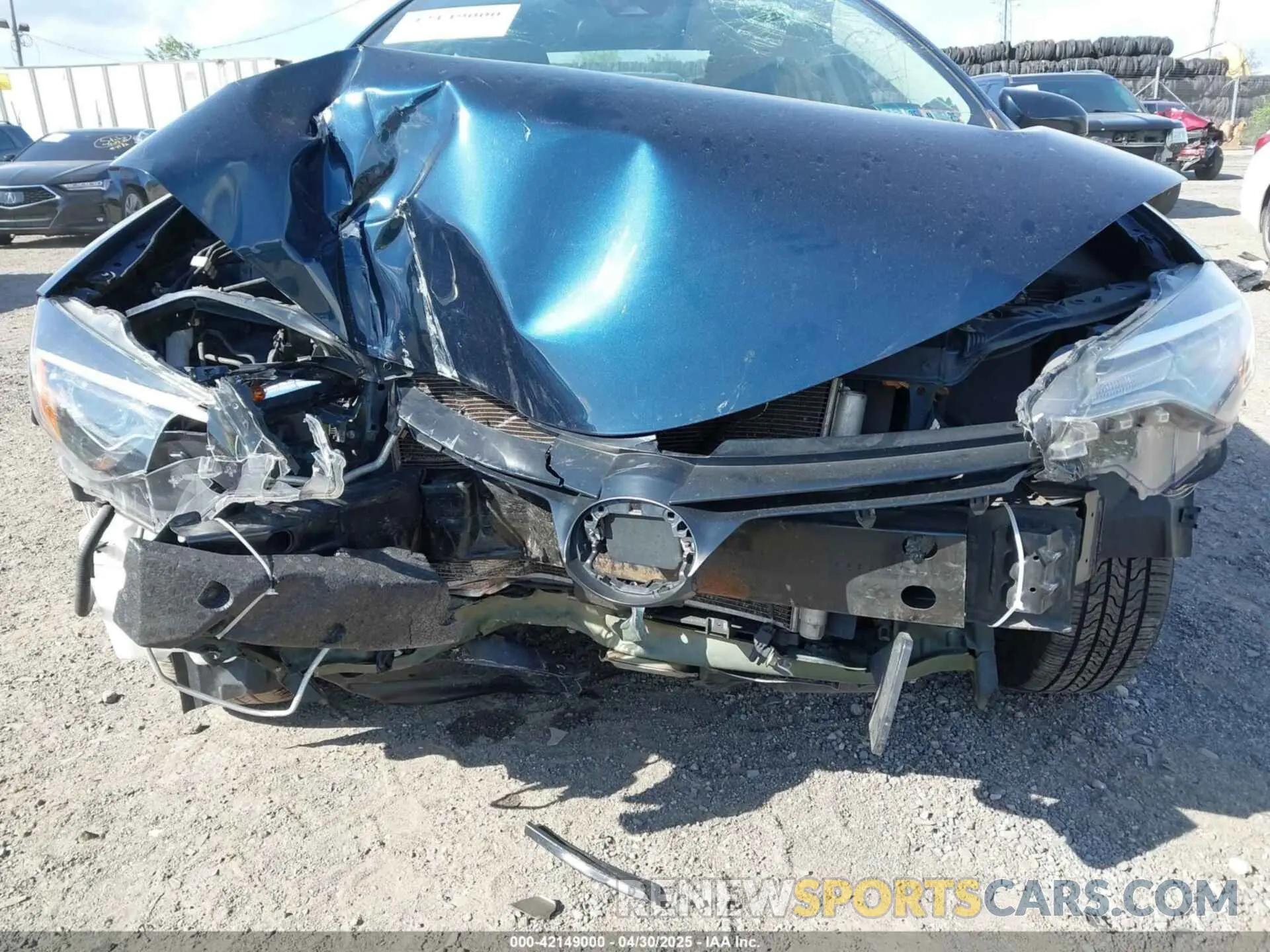 6 Photograph of a damaged car 2T1BURHE9KC140641 TOYOTA COROLLA 2019