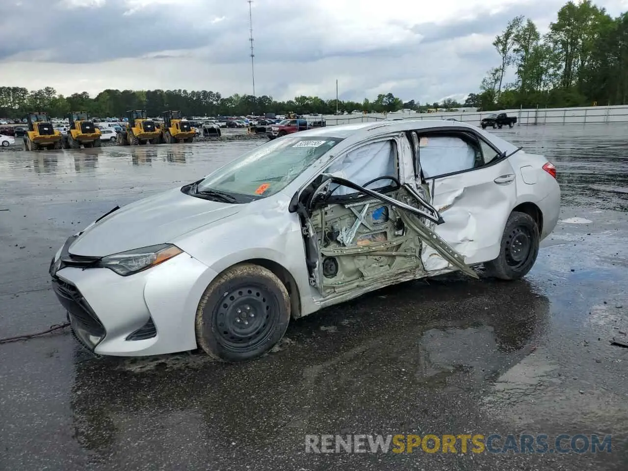 1 Photograph of a damaged car 2T1BURHE9KC142521 TOYOTA COROLLA 2019