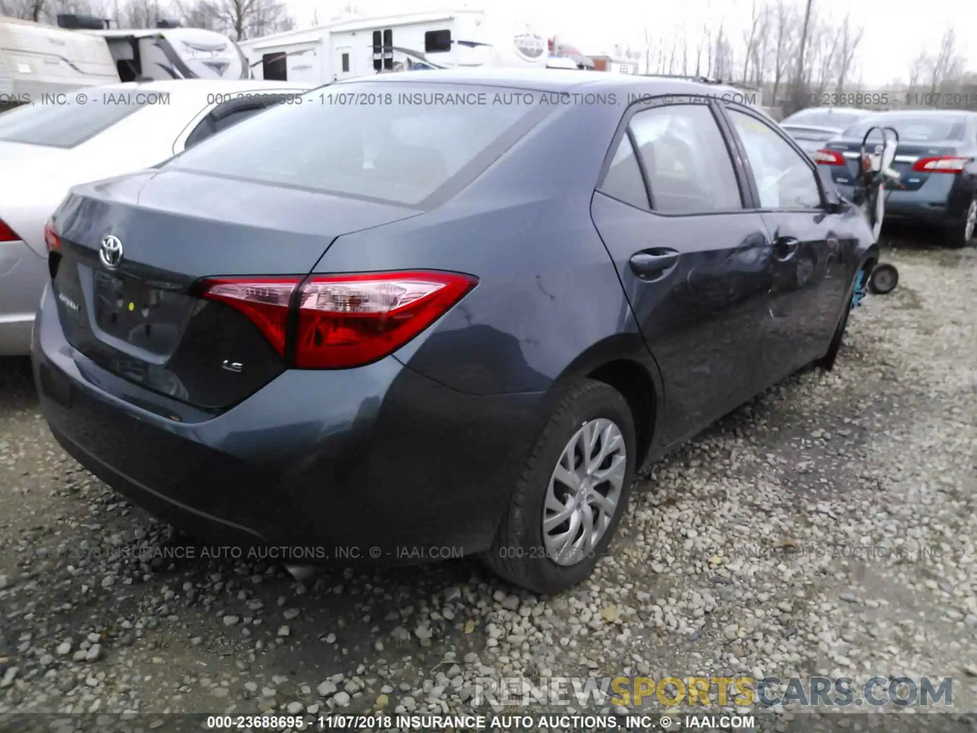 4 Photograph of a damaged car 2T1BURHE9KC147864 Toyota Corolla 2019