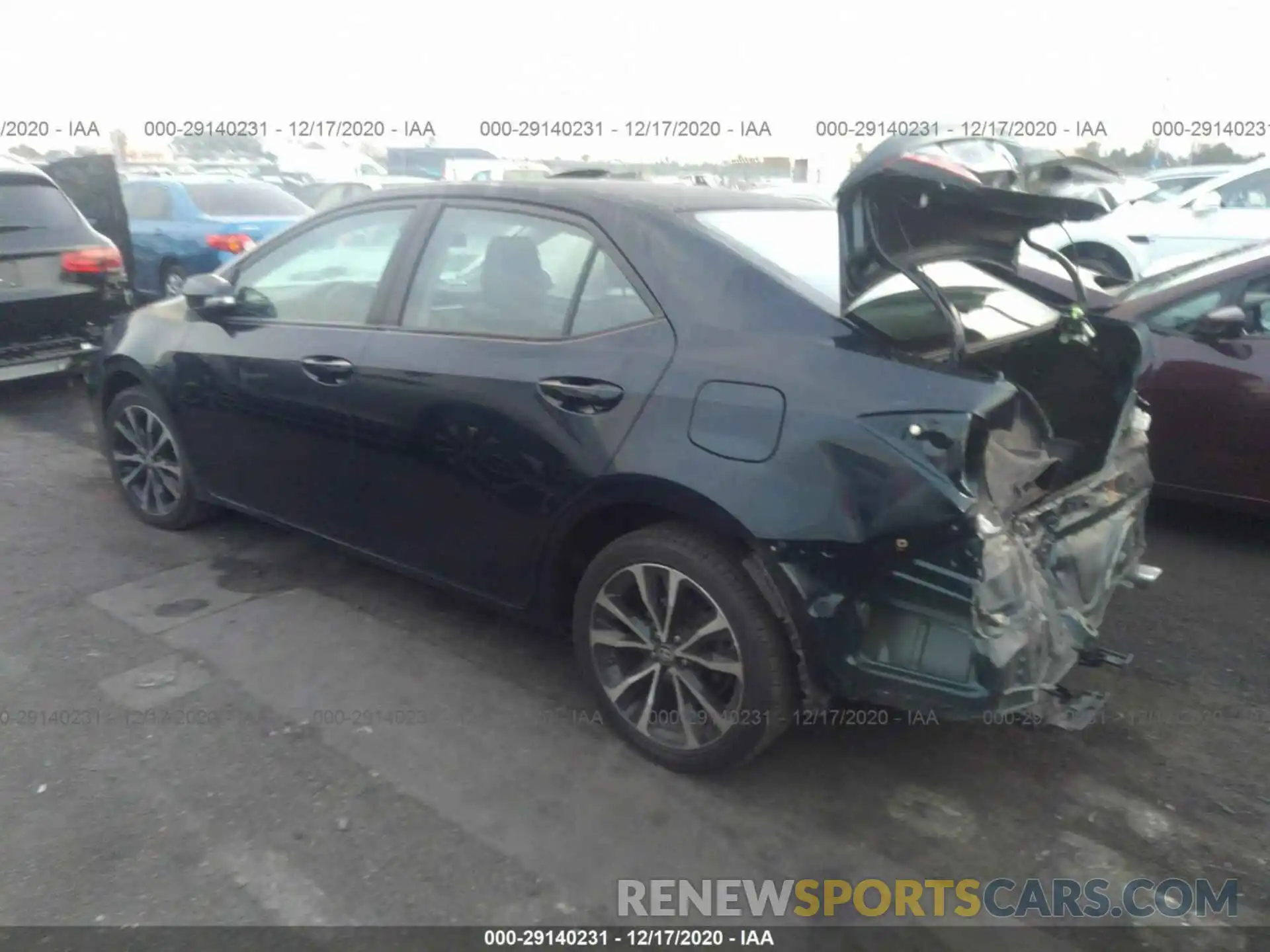 3 Photograph of a damaged car 2T1BURHE9KC148772 TOYOTA COROLLA 2019