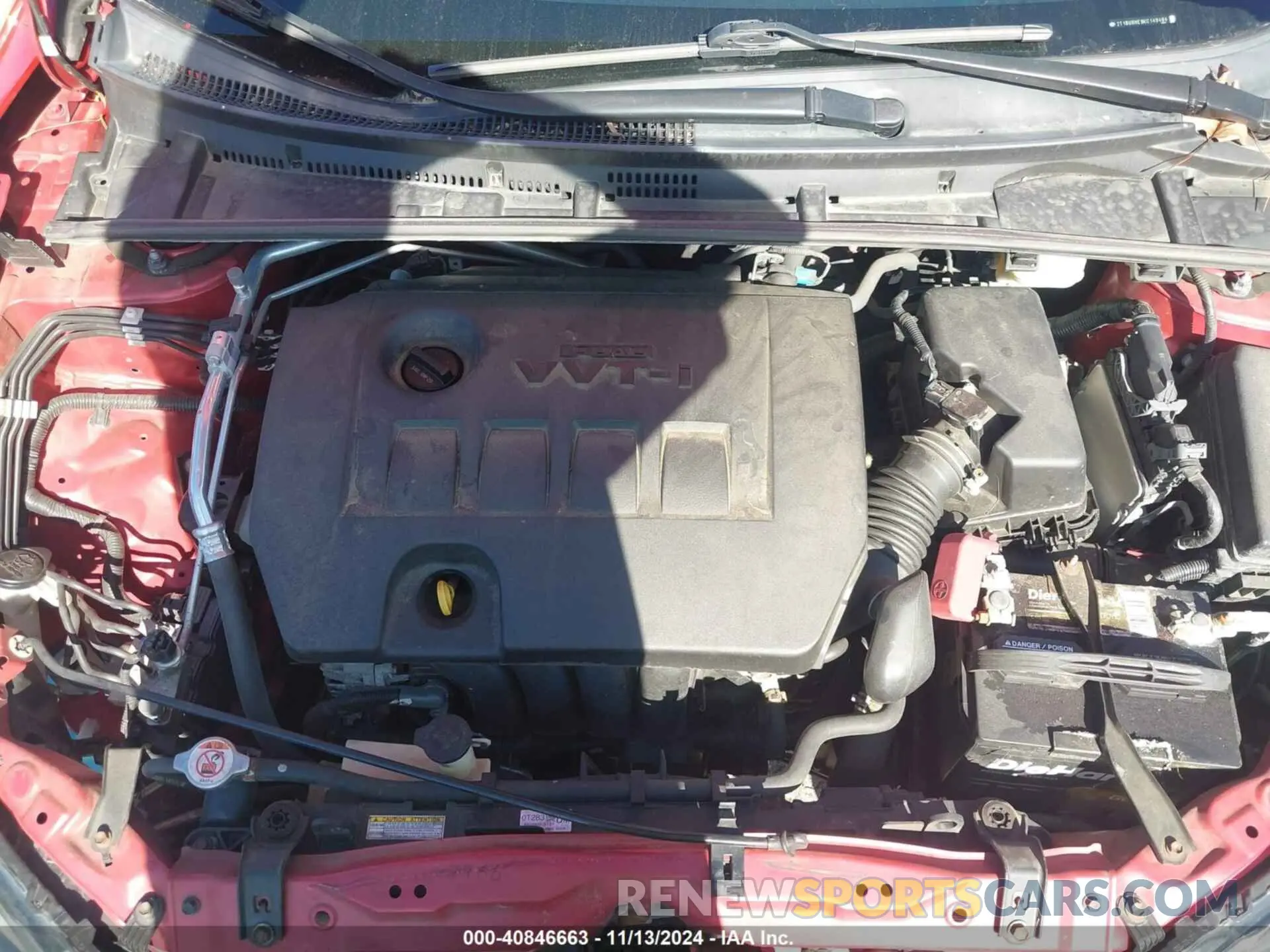 10 Photograph of a damaged car 2T1BURHE9KC149484 TOYOTA COROLLA 2019