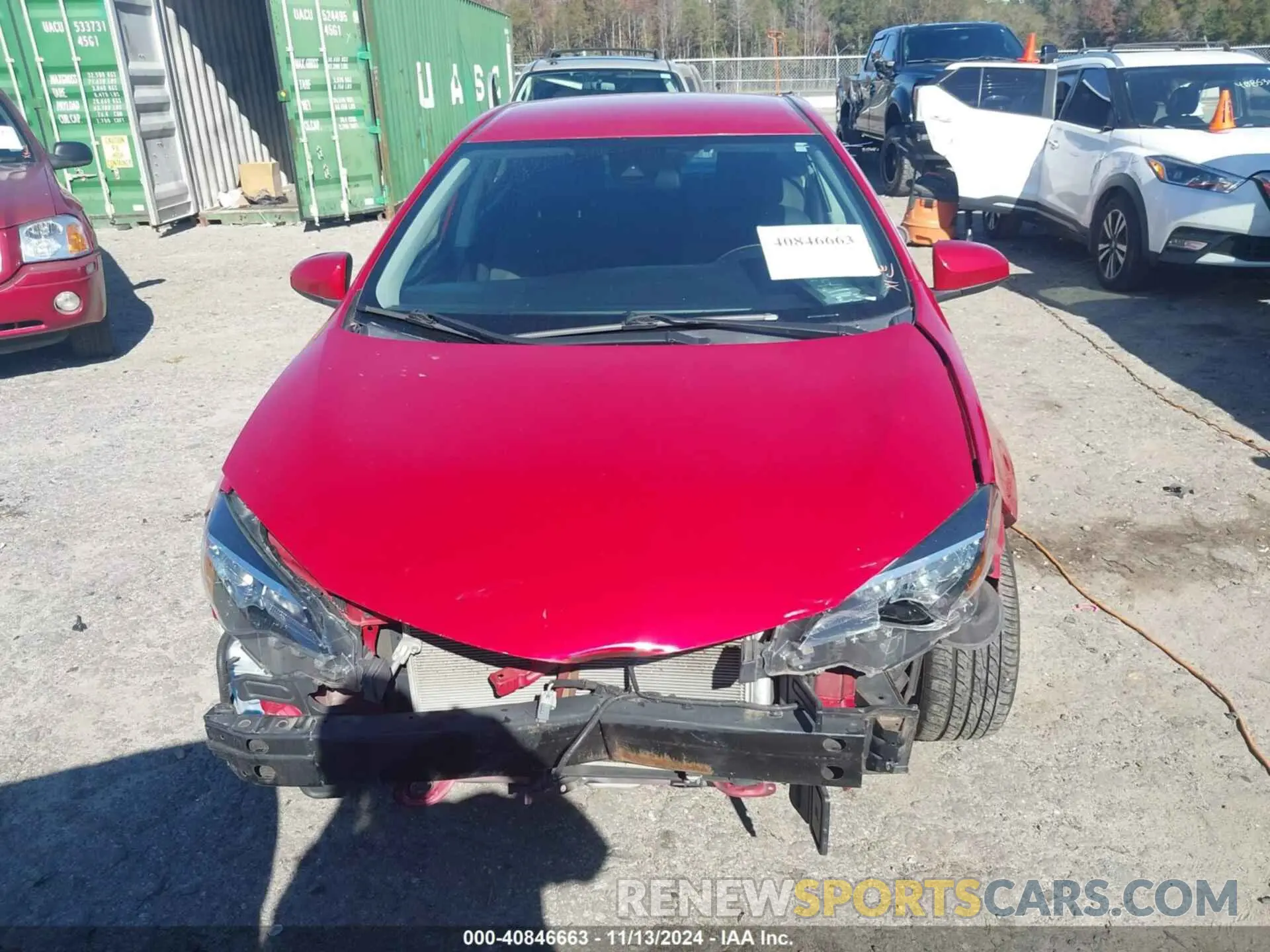 13 Photograph of a damaged car 2T1BURHE9KC149484 TOYOTA COROLLA 2019