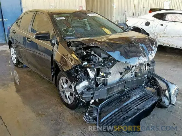 1 Photograph of a damaged car 2T1BURHE9KC153129 TOYOTA COROLLA 2019