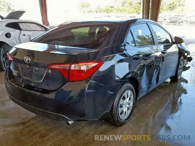 4 Photograph of a damaged car 2T1BURHE9KC153129 TOYOTA COROLLA 2019