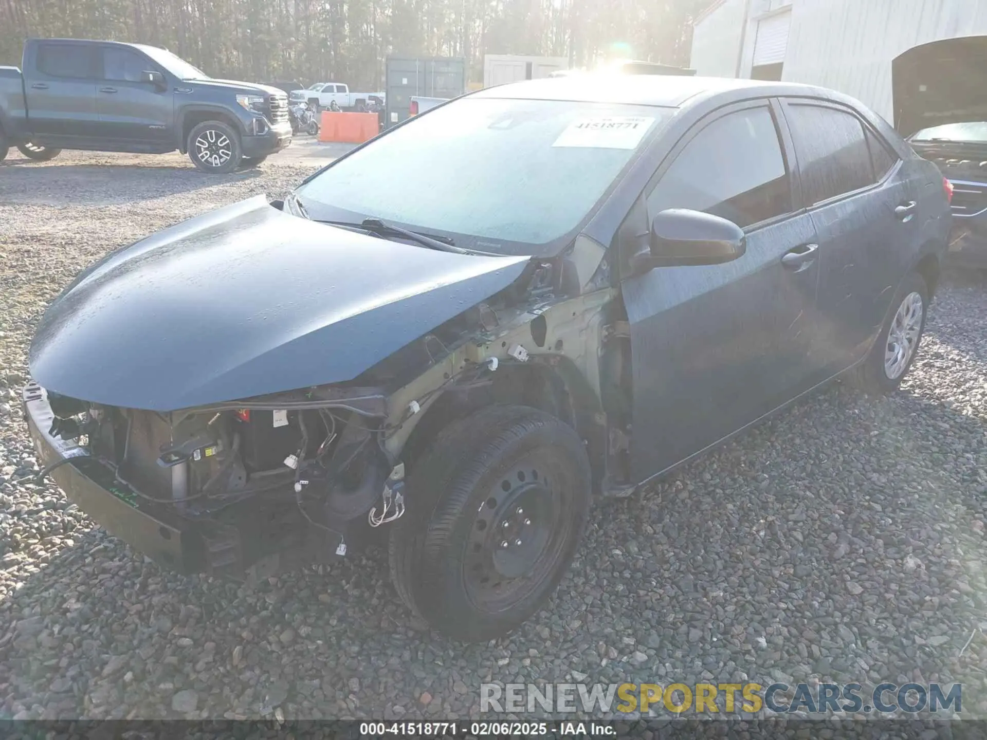 2 Photograph of a damaged car 2T1BURHE9KC153454 TOYOTA COROLLA 2019