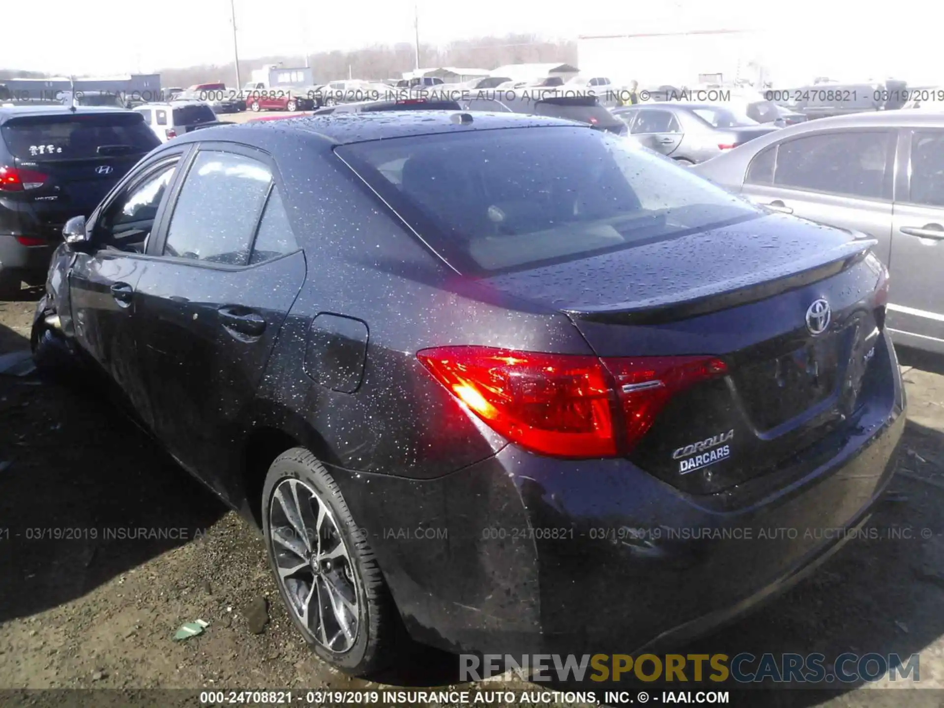 3 Photograph of a damaged car 2T1BURHE9KC153969 TOYOTA COROLLA 2019