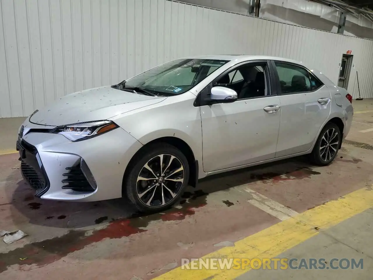 1 Photograph of a damaged car 2T1BURHE9KC154880 TOYOTA COROLLA 2019