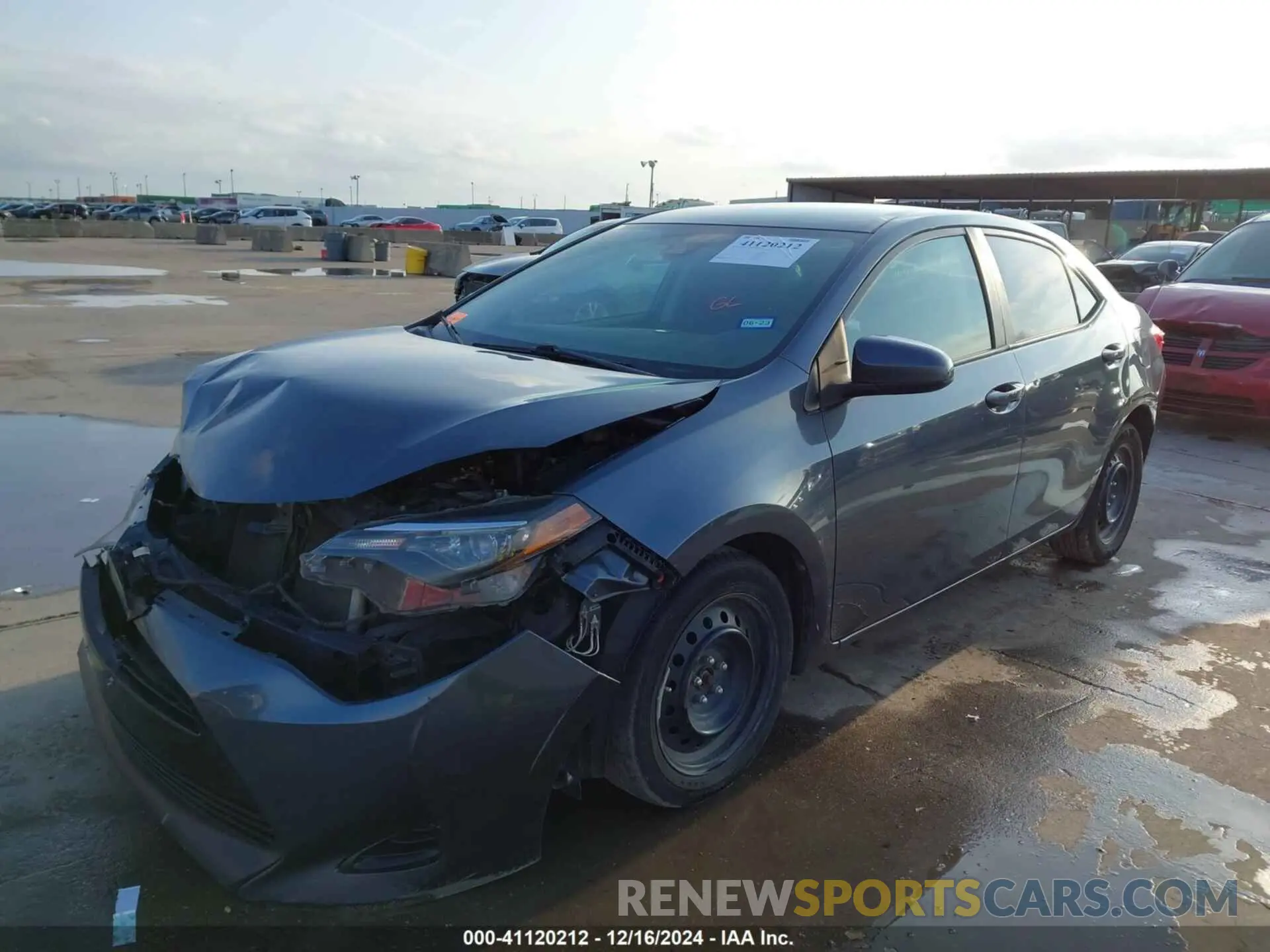 2 Photograph of a damaged car 2T1BURHE9KC157181 TOYOTA COROLLA 2019