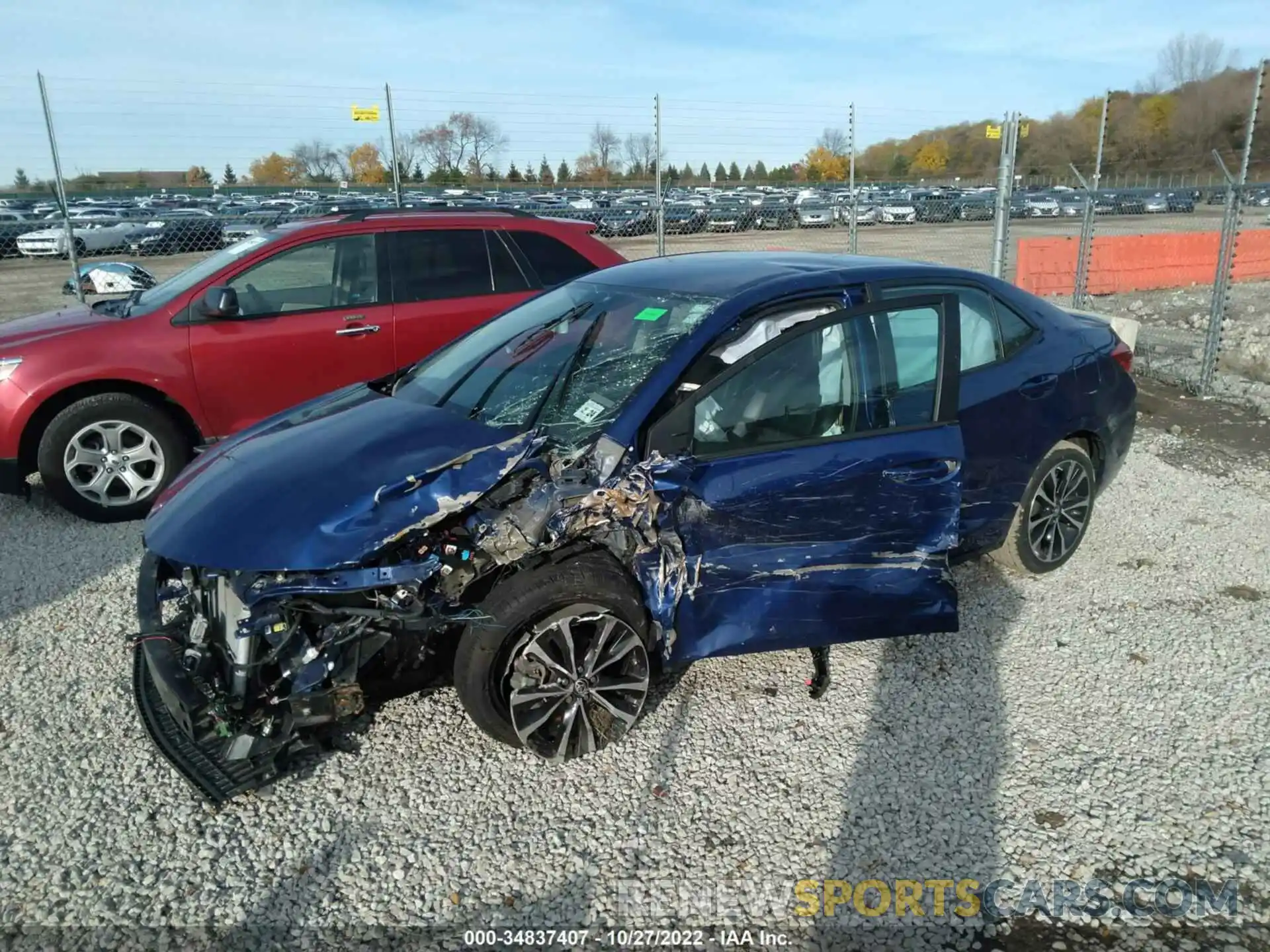 2 Photograph of a damaged car 2T1BURHE9KC165717 TOYOTA COROLLA 2019