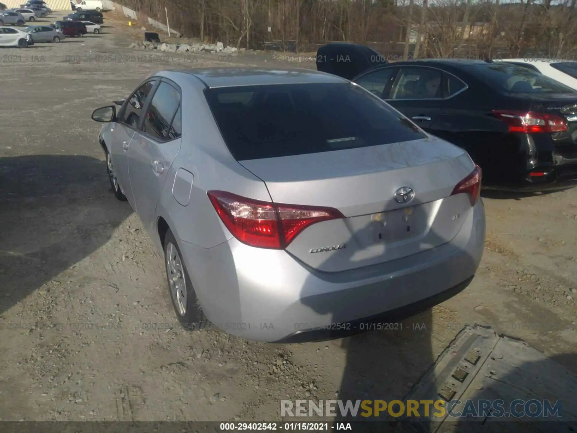 3 Photograph of a damaged car 2T1BURHE9KC166060 TOYOTA COROLLA 2019