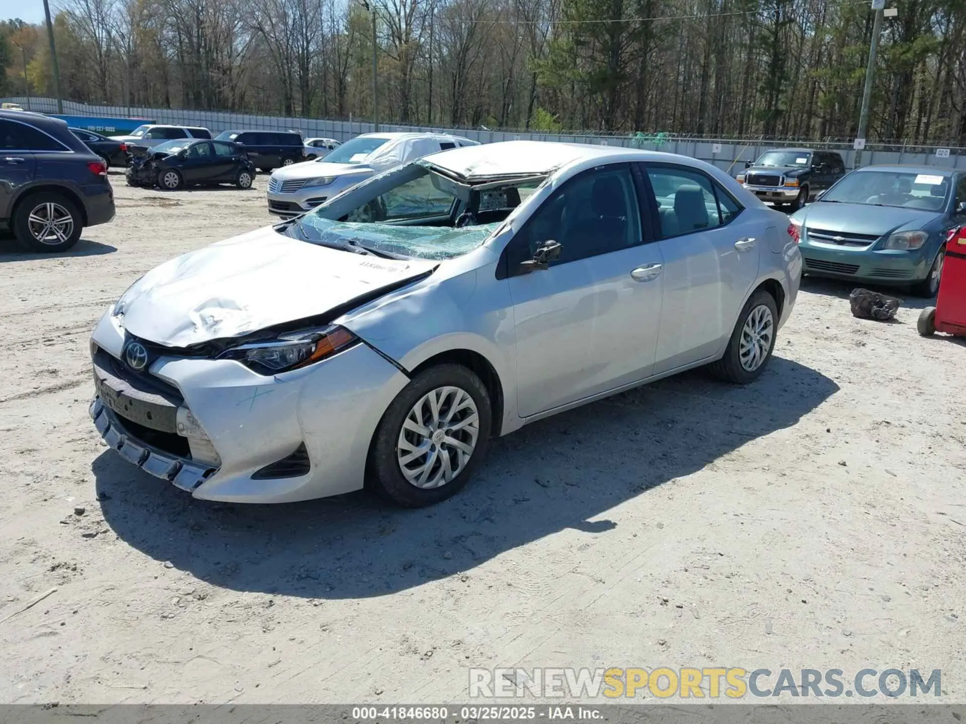 2 Photograph of a damaged car 2T1BURHE9KC167449 TOYOTA COROLLA 2019